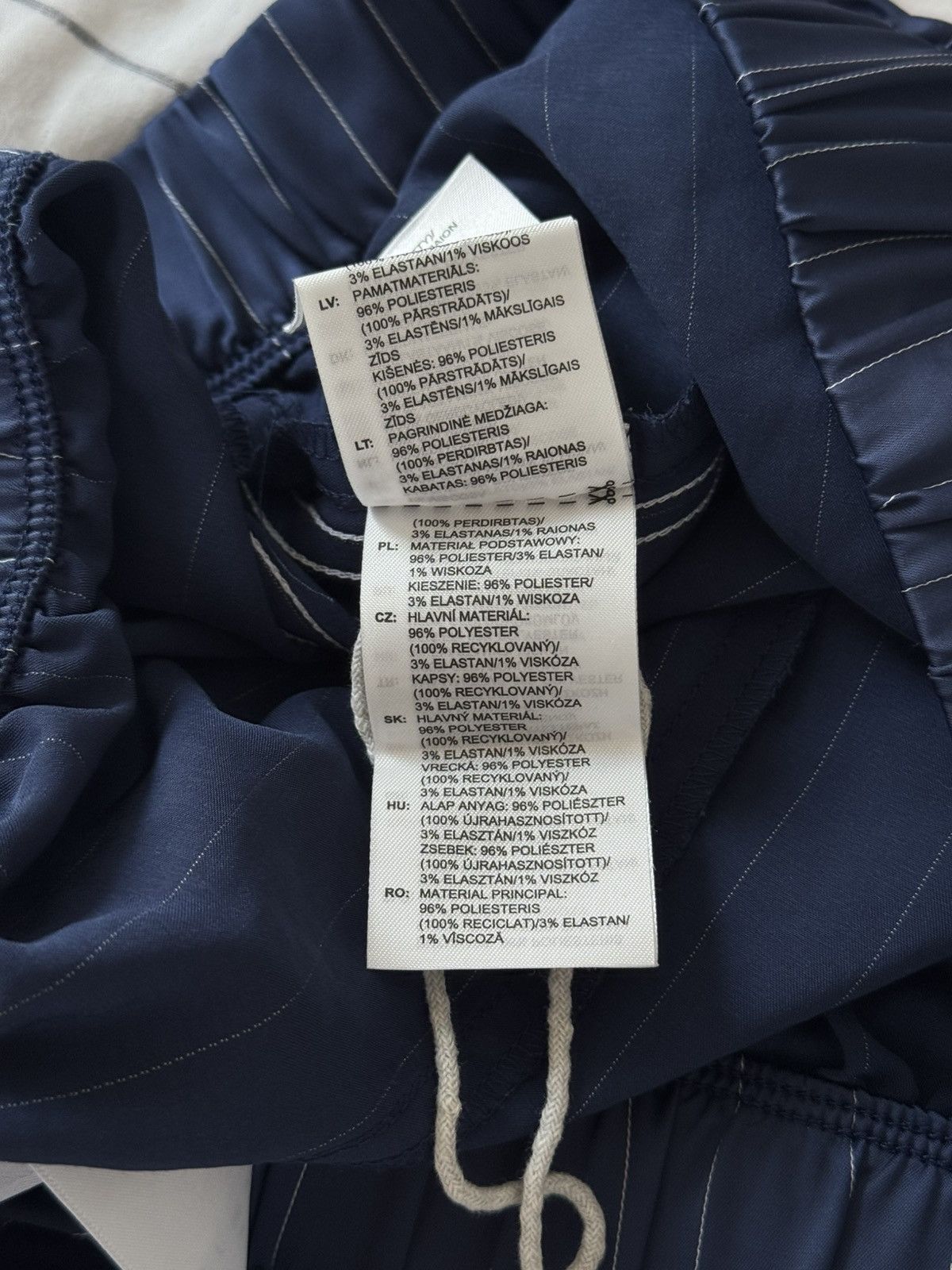 Adidas Adidas Balenciaga Style baggy Track Pants Hype Sweatpants Size 33" - 10 Thumbnail
