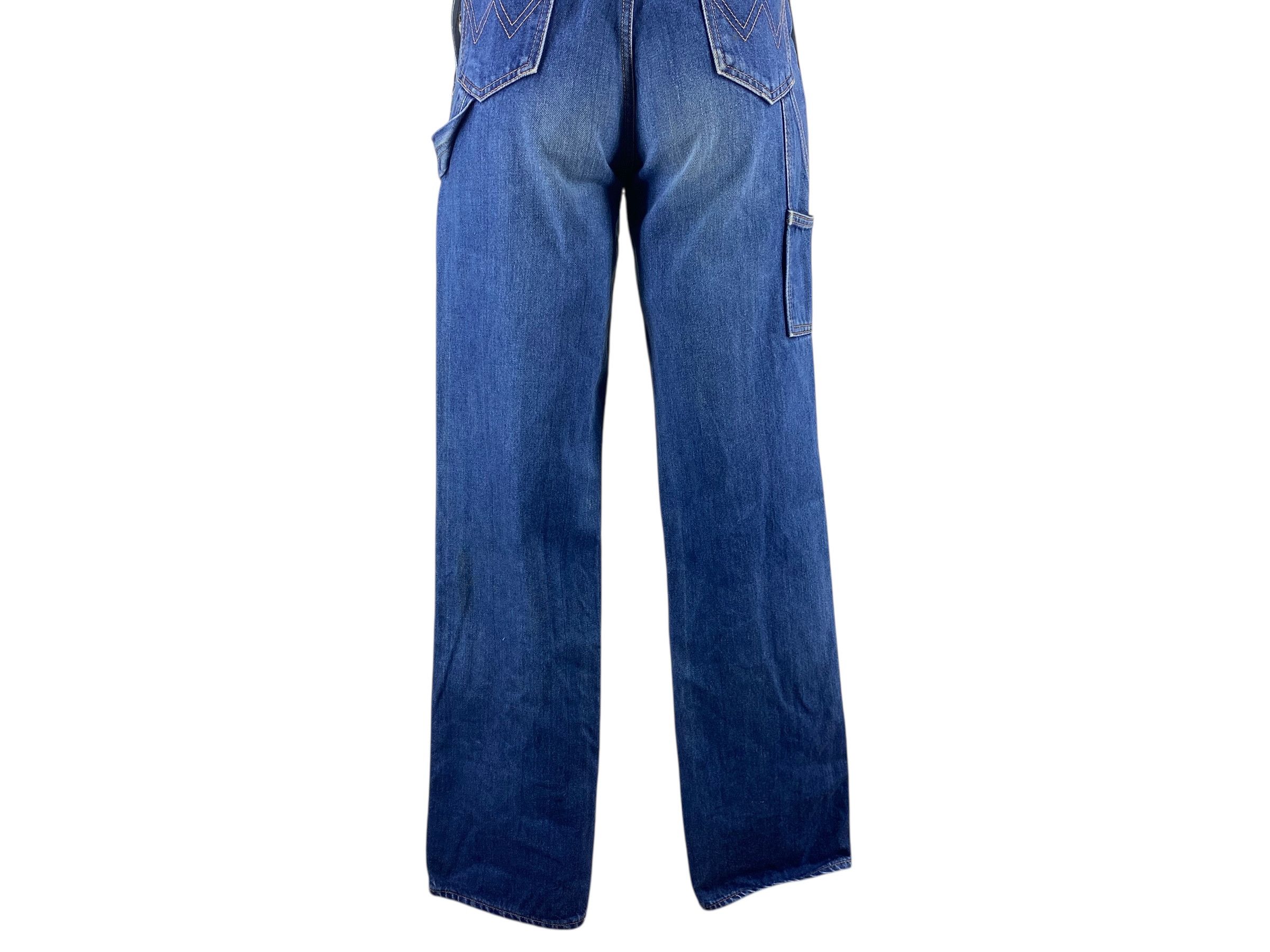 Edwin Edwin Overalls Hickory Workwear Bib Overalls Size 26" / US 2 / IT 38 - 8 Thumbnail