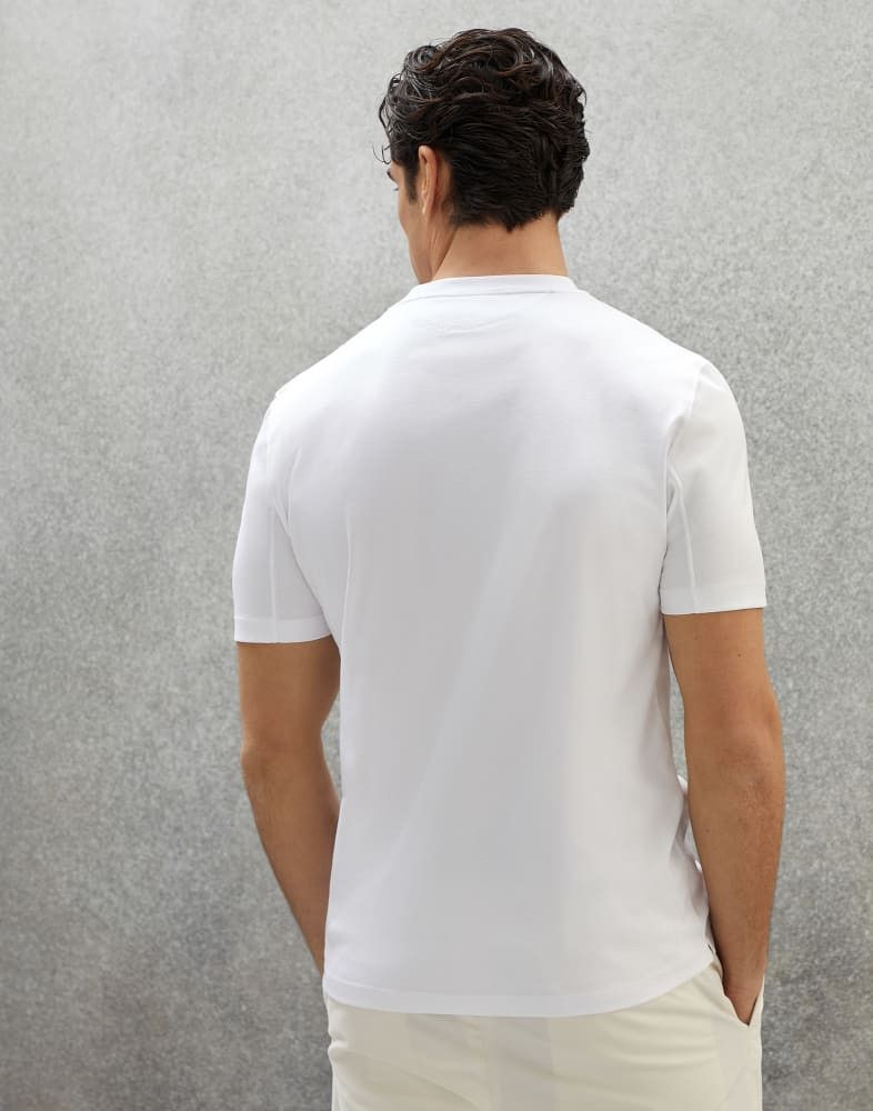 Brunello Cucinelli o1w1db10924 T-Shirt in White Size US XS / EU 42 / 0 - 3 Thumbnail