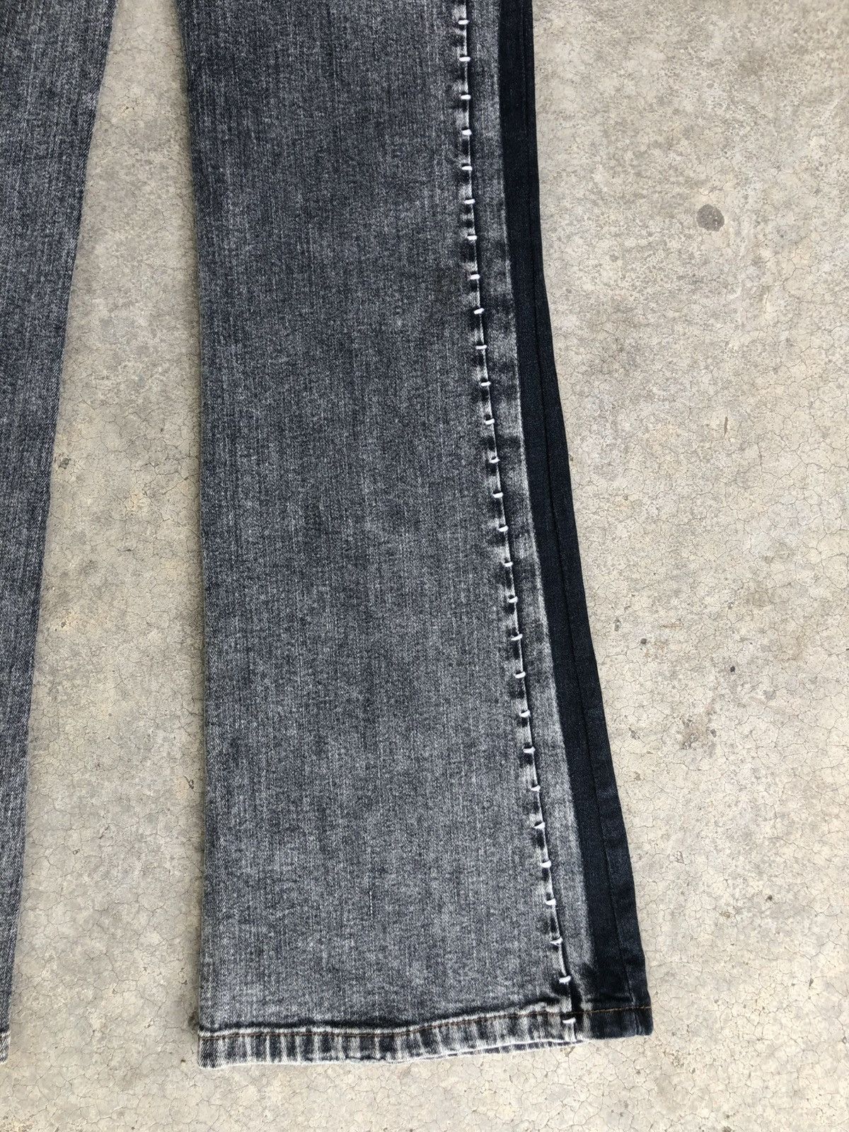 If Six Was Nine Japanese Nouvo Flared Jeans Distressed Jeans Size US 30 / EU 46 - 12 Thumbnail