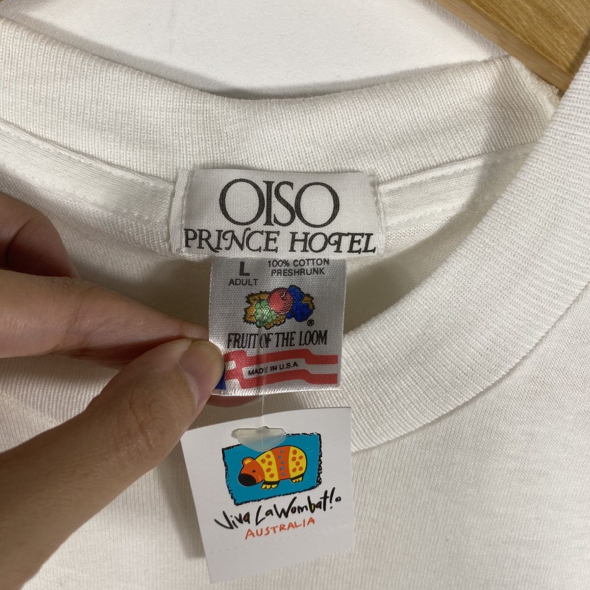 Vintage Bnwt Vintage 90's VIVA LA WOMBAT Australia Oiso ArtTee Shirt Size US L / EU 52-54 / 3 - 9 Thumbnail