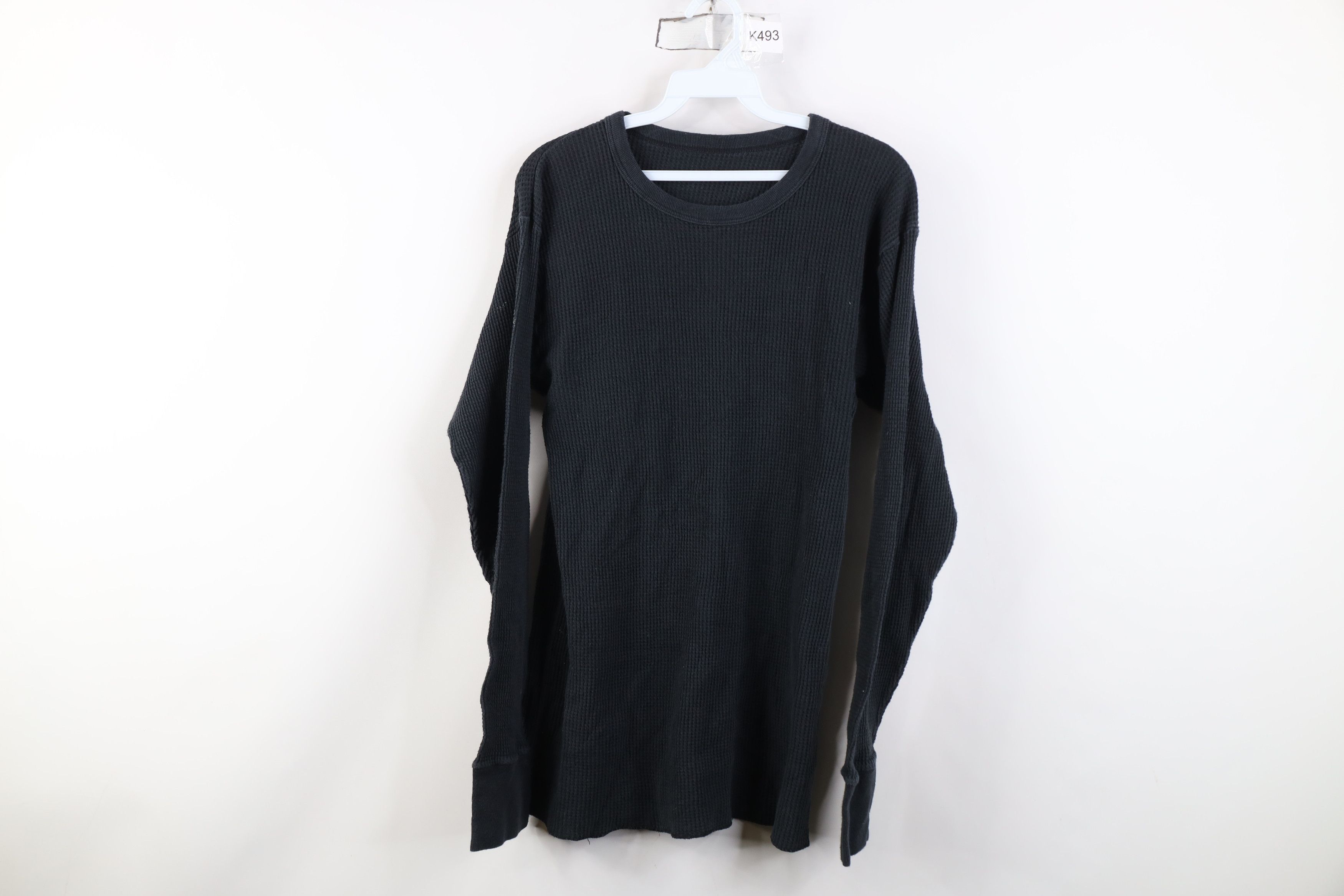 Vintage Vintage Y2K Streetwear Waffle Knit Long Sleeve T-Shirt Size US M / EU 48-50 / 2 - 1 Thumbnail