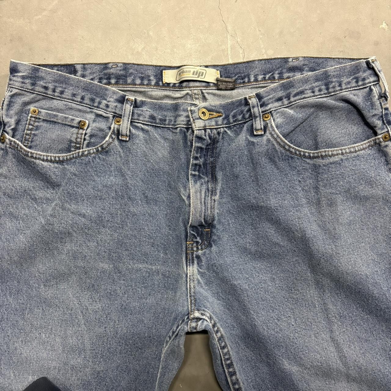 Vintage Crazy Vintage Y2K/2000s Baggy Medium Blue Wash Workwear Streetwear Denim Jeans! Size US 40 / EU 56 - 4 Thumbnail