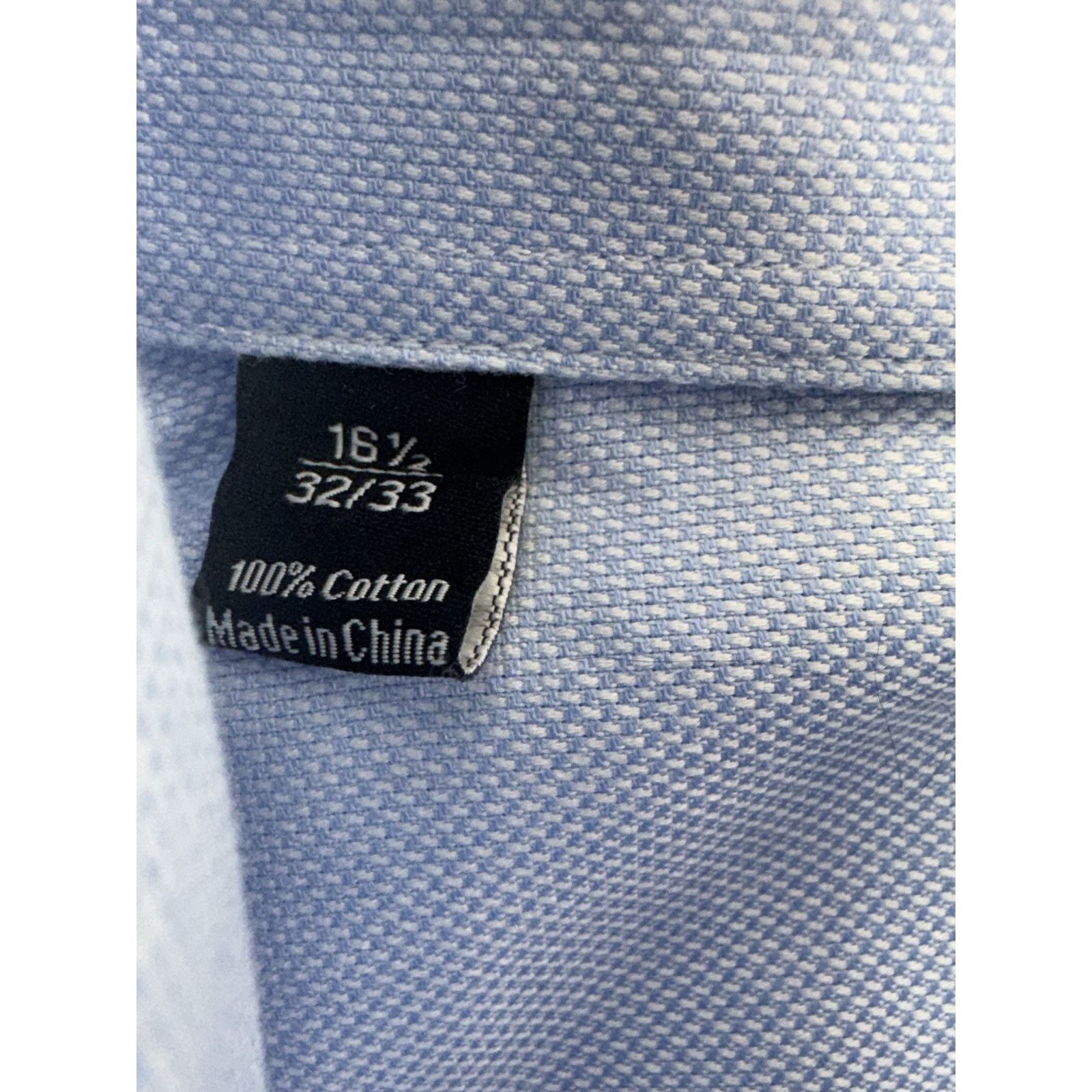 David Donahue David Donahue Dress Shirt 16.5 32/33 Light Blue Trim Fit Size US M / EU 48-50 / 2 - 5 Thumbnail