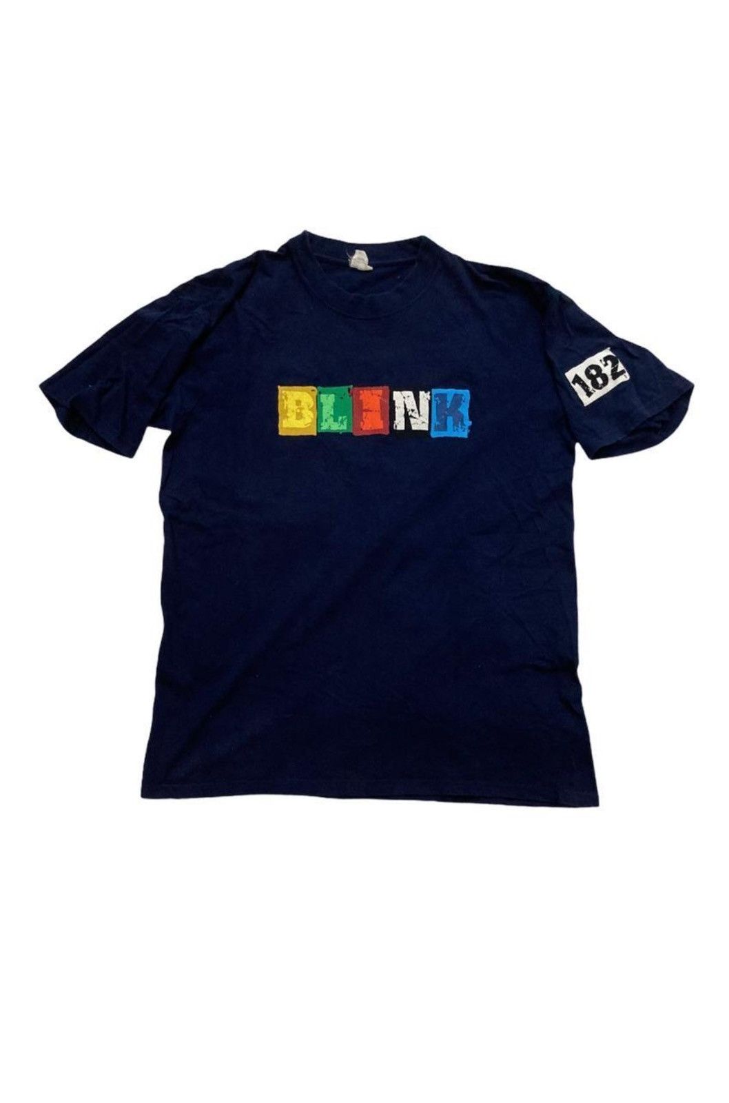 Band Tees ▶️ Vintage Y2k BLINK 128 - POP-PUNk/MULTICLOUR BOX LOGO. Size US M / EU 48-50 / 2 - 2 Thumbnail