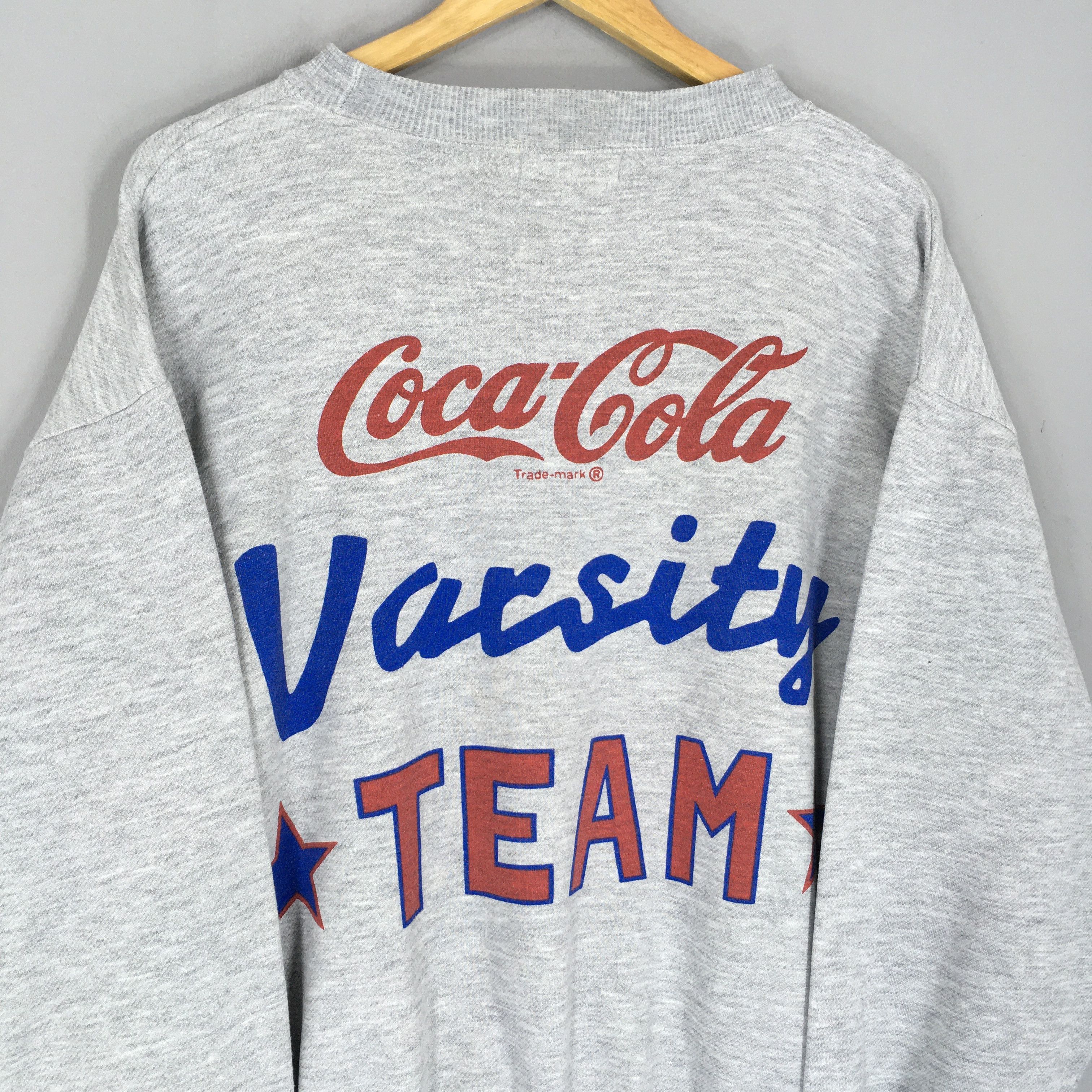 Coca Cola × Vintage RARE Vintage 90s Coca Cola Carbonated Drink Sweatshirt Large Size US L / EU 52-54 / 3 - 9 Thumbnail