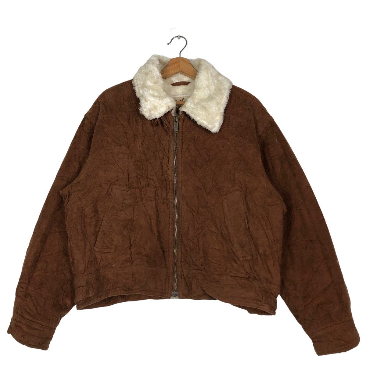 Japanese Brand 🔥80’s Vintage Cropped Genuine Leather Jacket Horse Powers Size US L / EU 52-54 / 3 - 1 Thumbnail