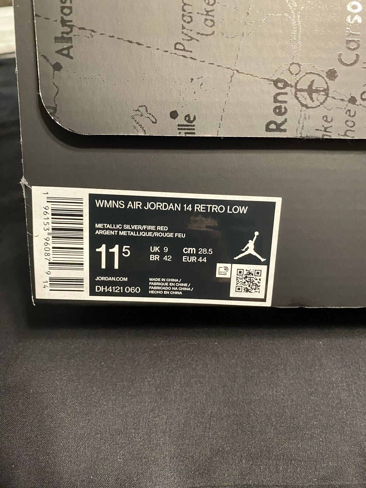 Jordan Brand Wmns Air Jordan 14 Retro Low 'Metallic Silver' Size US 11.5 / IT 41.5 - 8 Thumbnail