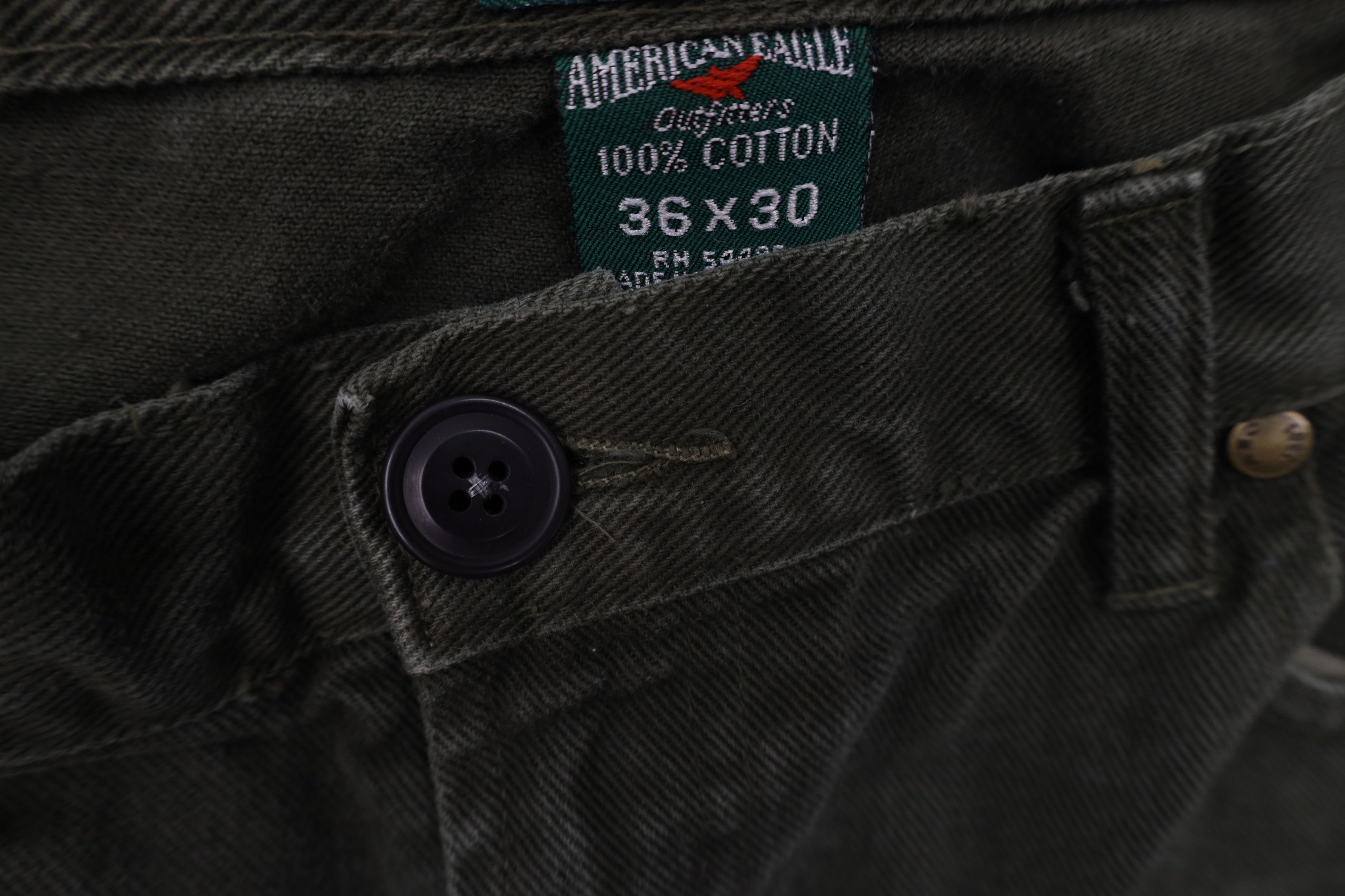 American Eagle Outfitters Vintage 90s American Eagle Outfitters Straight Leg Jeans Size US 36 / EU 52 - 15 Thumbnail