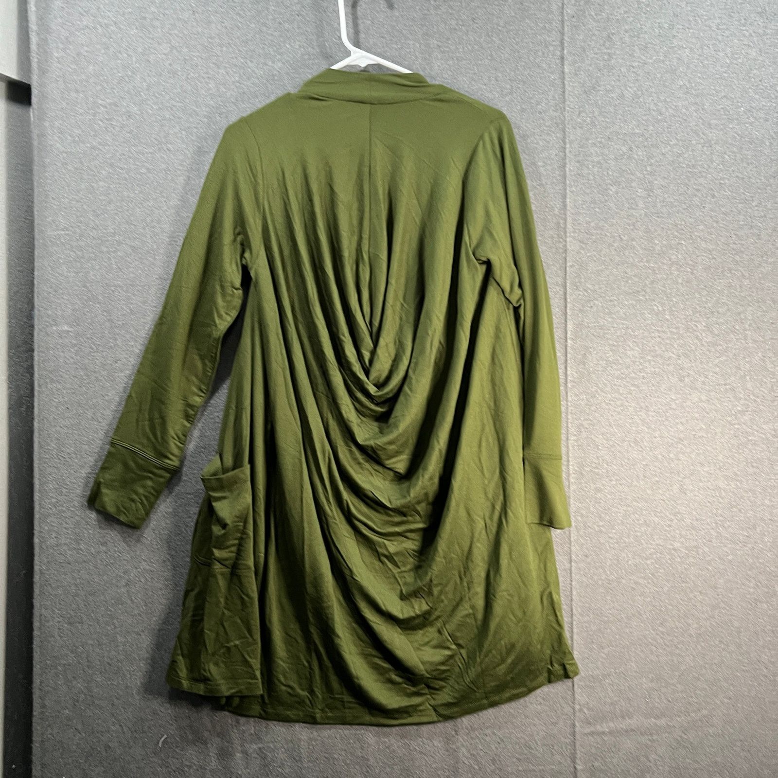 Other Susan Graver Weekend Regular Jersey Knit Draped Back Kale Size S / US 4 / IT 40 - 2 Thumbnail