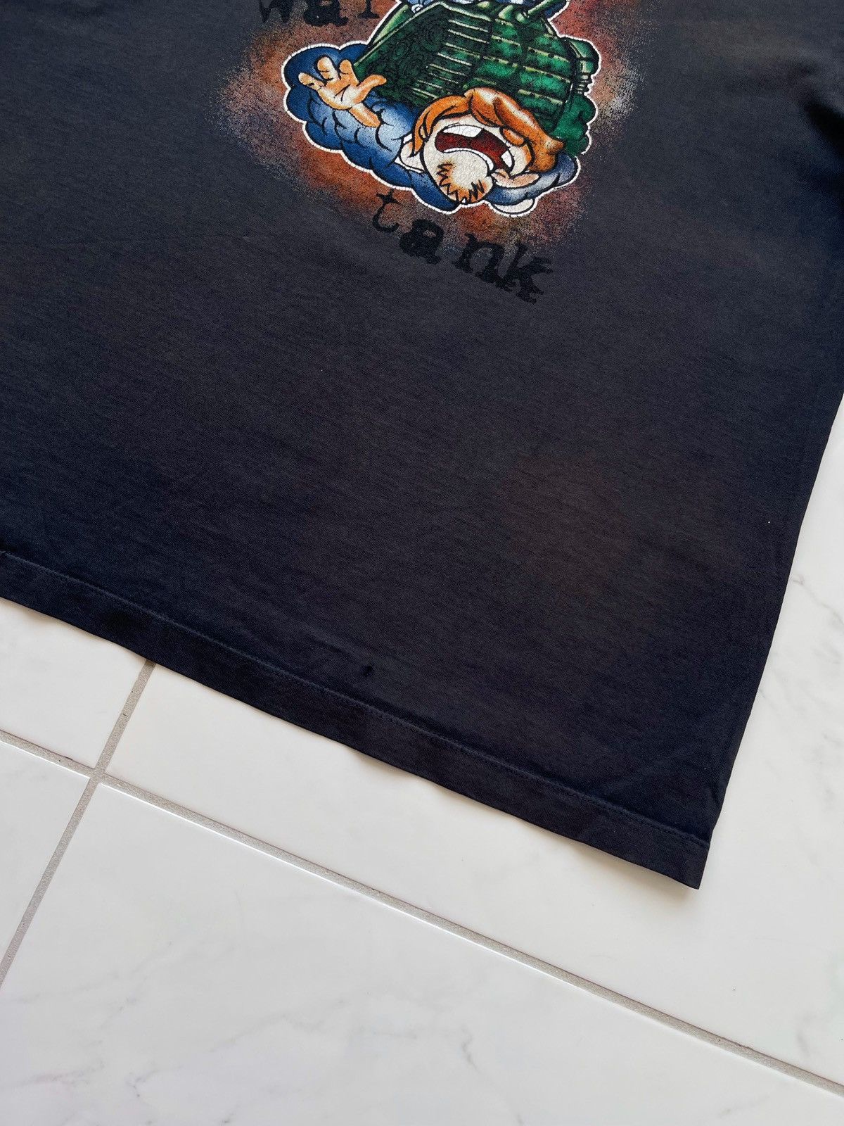 Girl Skateboards × Hook-Ups × Vintage VINTAGE TRASHED TEE BLIND SKATEBOARDS 90’S FADED Size US L / EU 52-54 / 3 - 6 Thumbnail