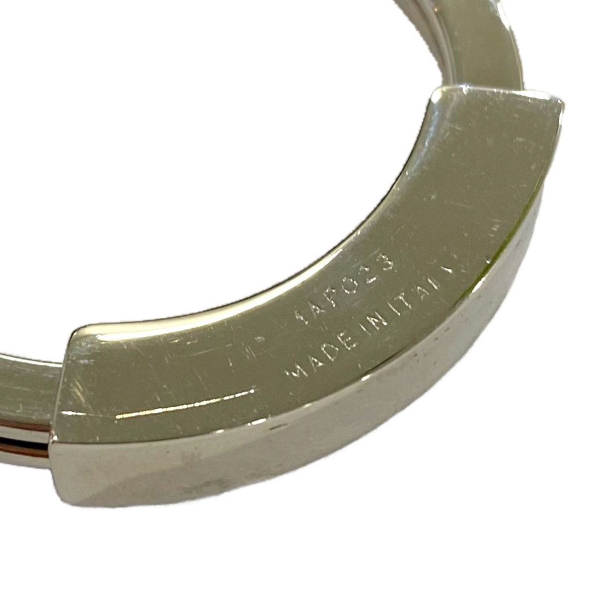 Prada Prada Silver Logo Keyring Size ONE SIZE - 4 Thumbnail