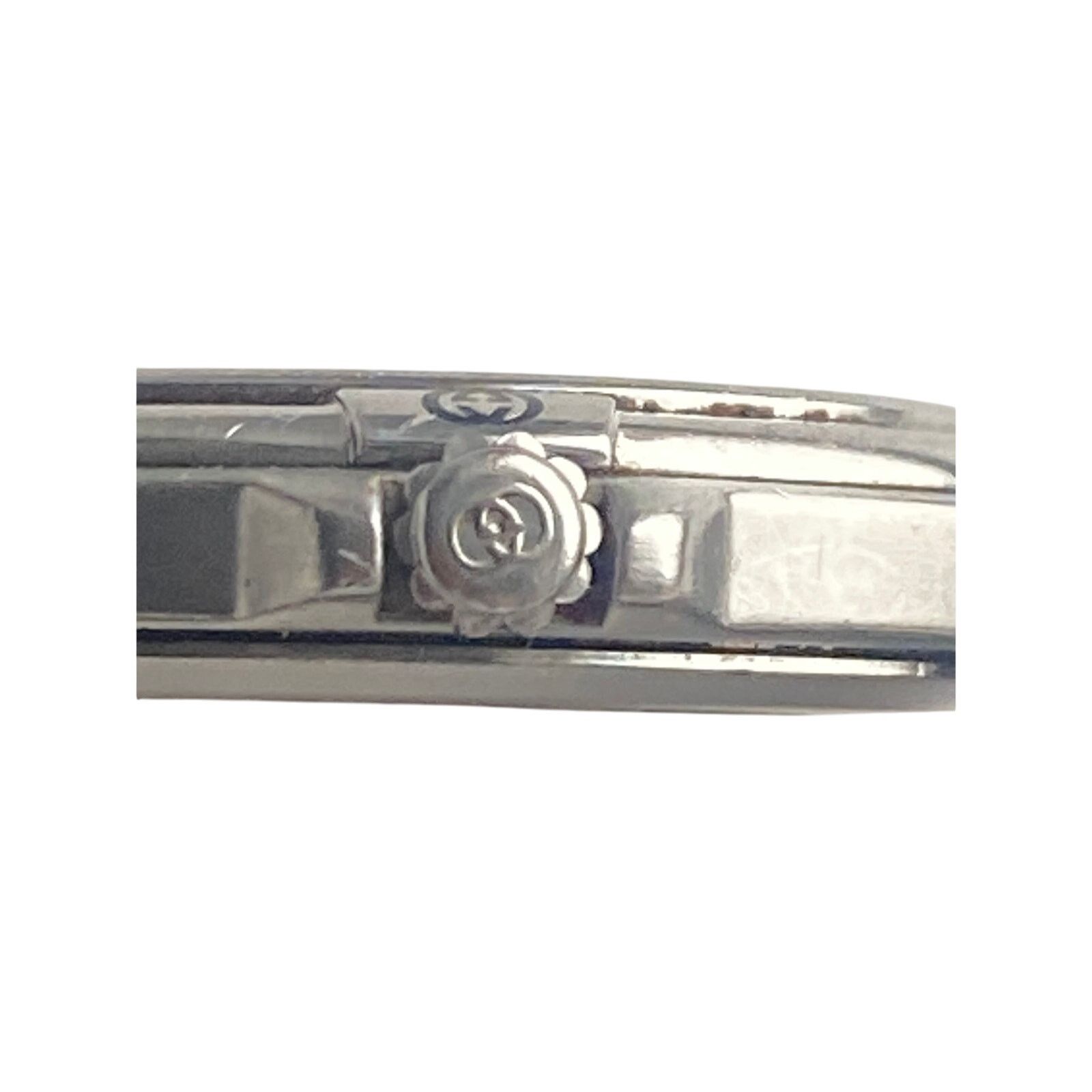 Gucci Gucci Authentic Stainless Steel Watch with Black Dial Size ONE SIZE - 6 Thumbnail
