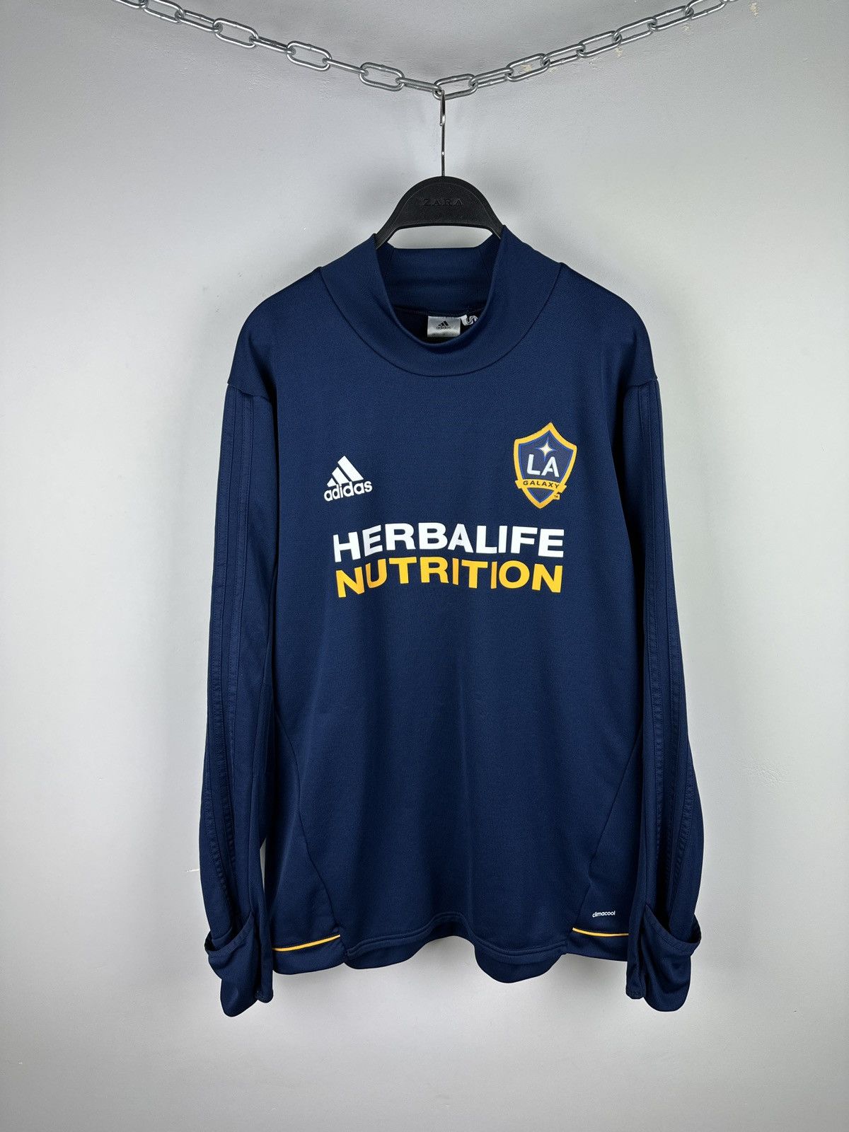 Adidas × Vintage LA Galaxy Adidas Long Sleeve Soccer Jersey Size US XL / EU 56 / 4 - 1 Thumbnail