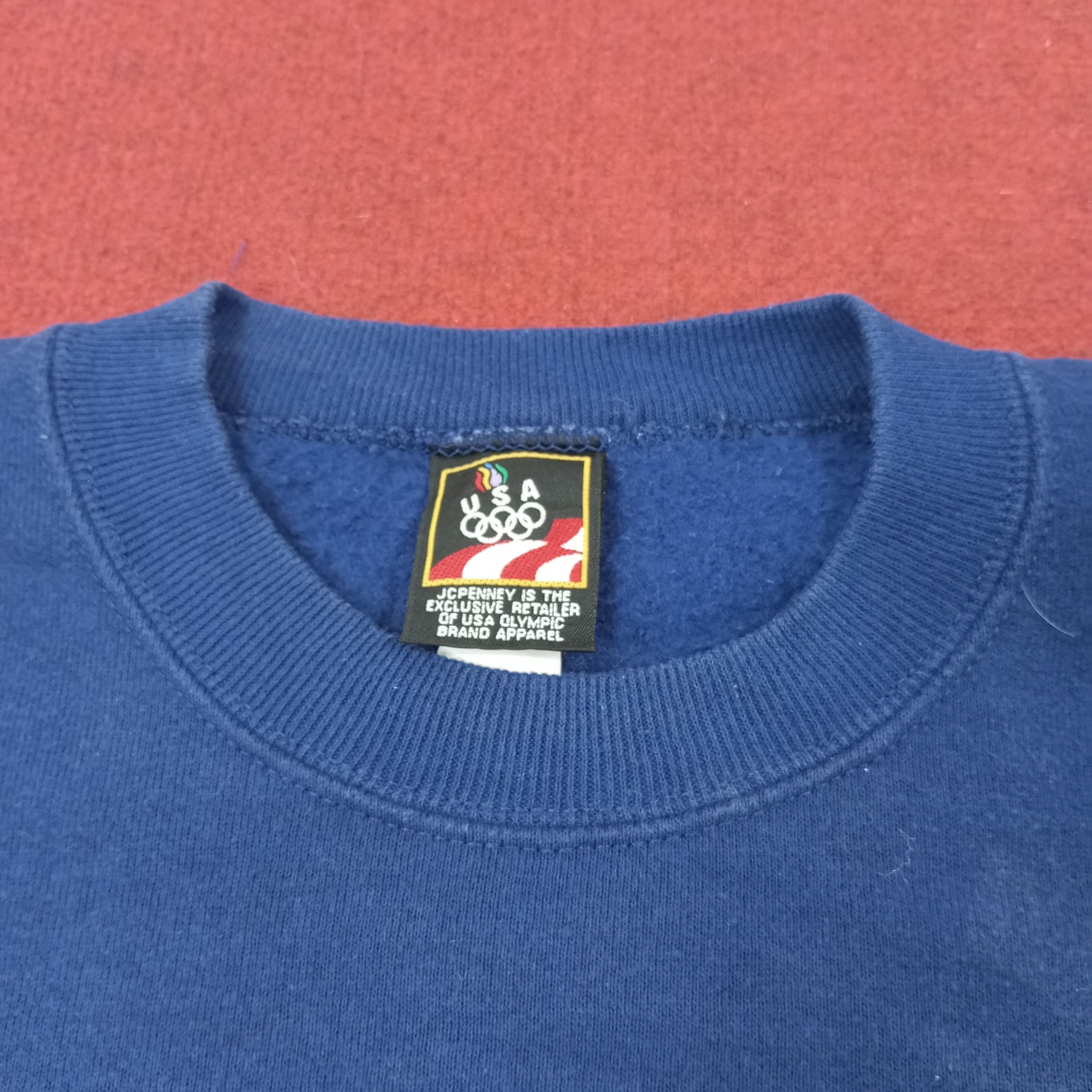USA Olympics × Vintage Olympics USA Promo Style Vintage Sweatshirt c216n12 Size US XL / EU 56 / 4 - 3 Thumbnail