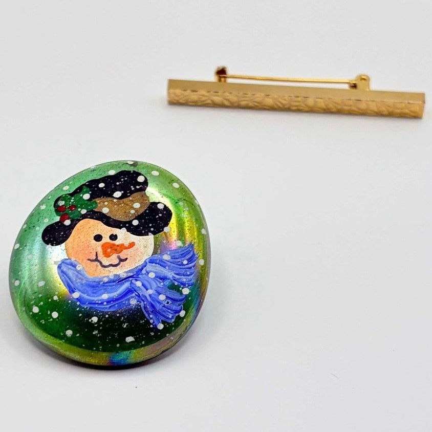 Other 90s Green & Gold Snowman Pin Bundle Size ONE SIZE - 2 Thumbnail