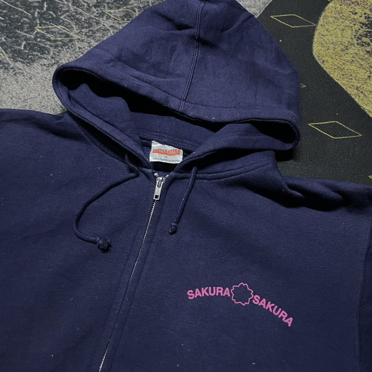 Japanese Brand × Vintage 💥Y2k Sakura Scout Japan Zipper Hoodie Size US M / EU 48-50 / 2 - 3 Thumbnail