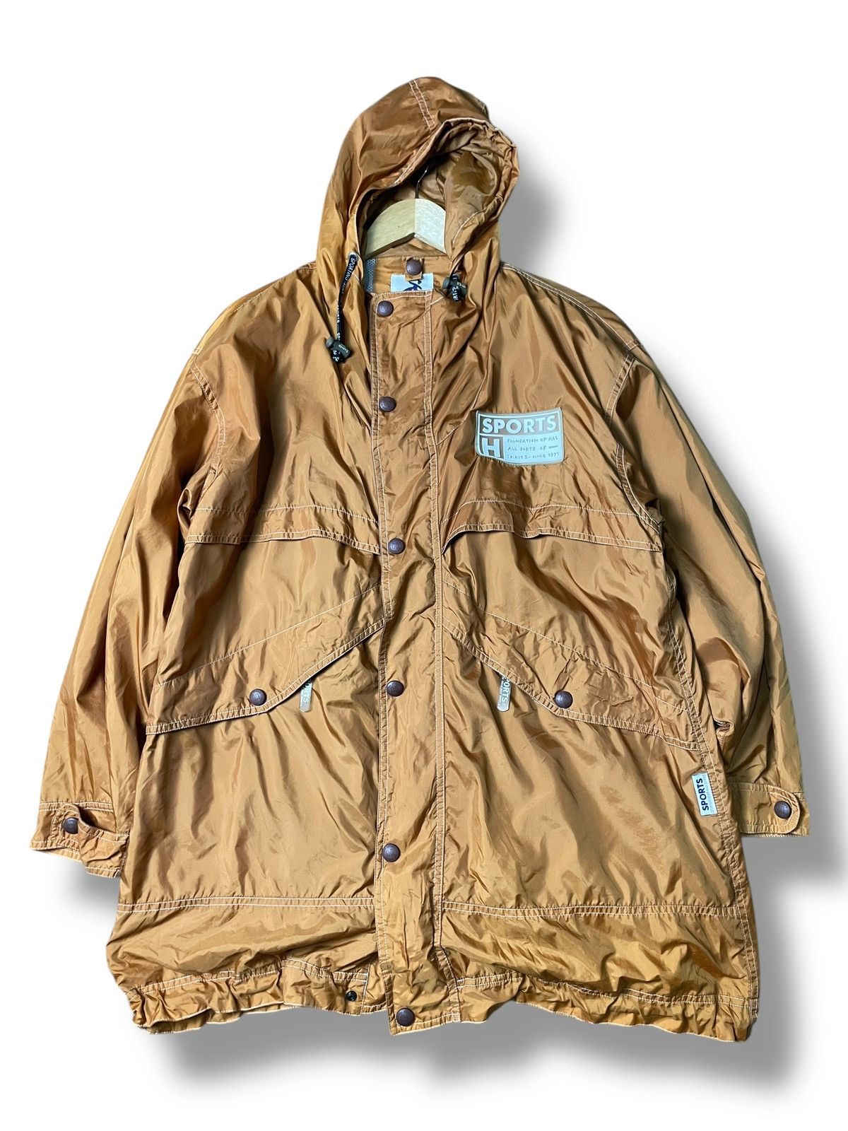 Hai Sporting Gear × Japanese Brand × Vintage HAI SPORTING GEAR Distressed Raincoat (101) Size US M / EU 48-50 / 2 - 1 Thumbnail