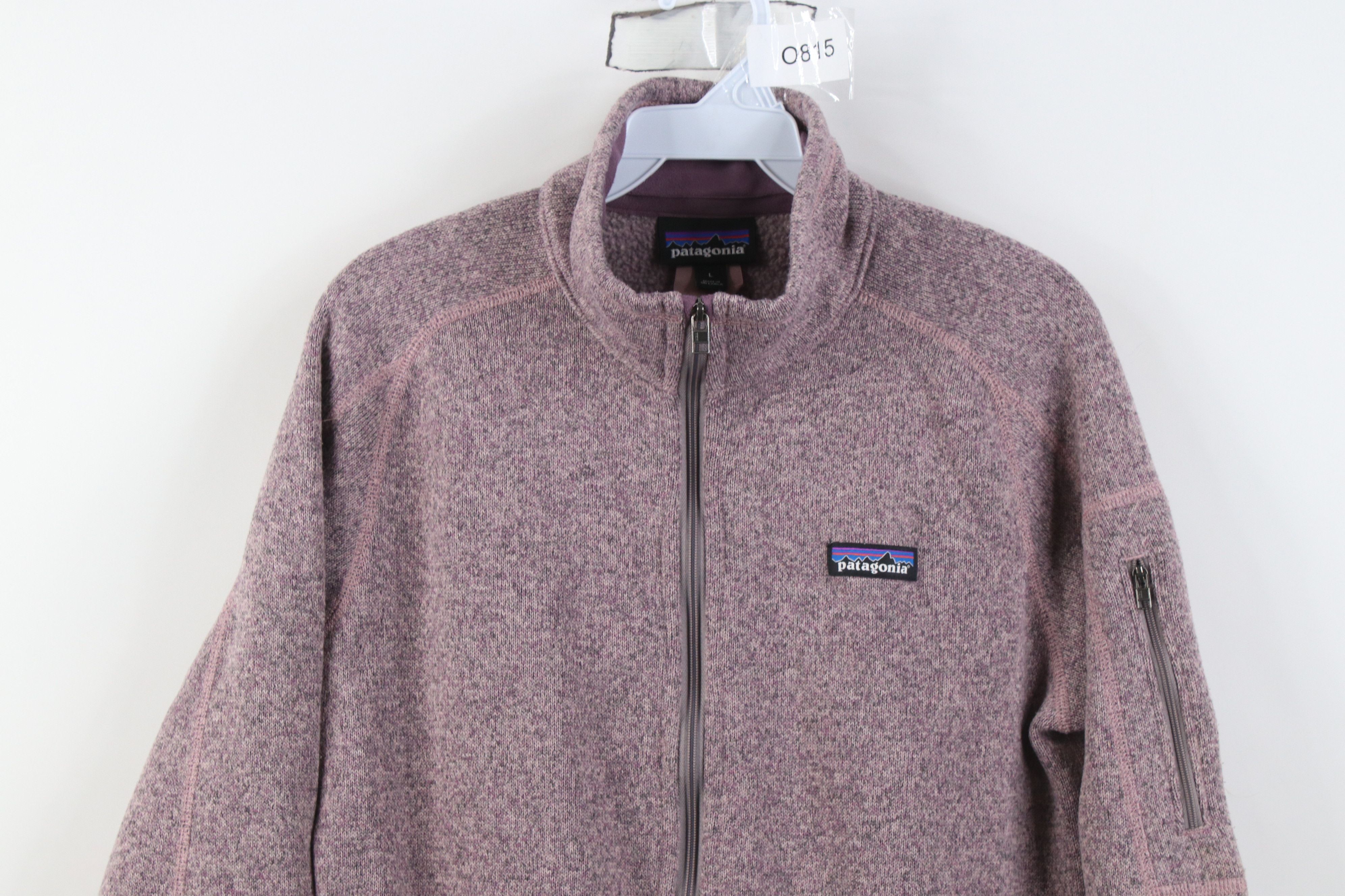 Patagonia Patagonia Out Better Sweater Full Zip Jacket Heather Purple Size L / US 10 / IT 46 - 2 Thumbnail