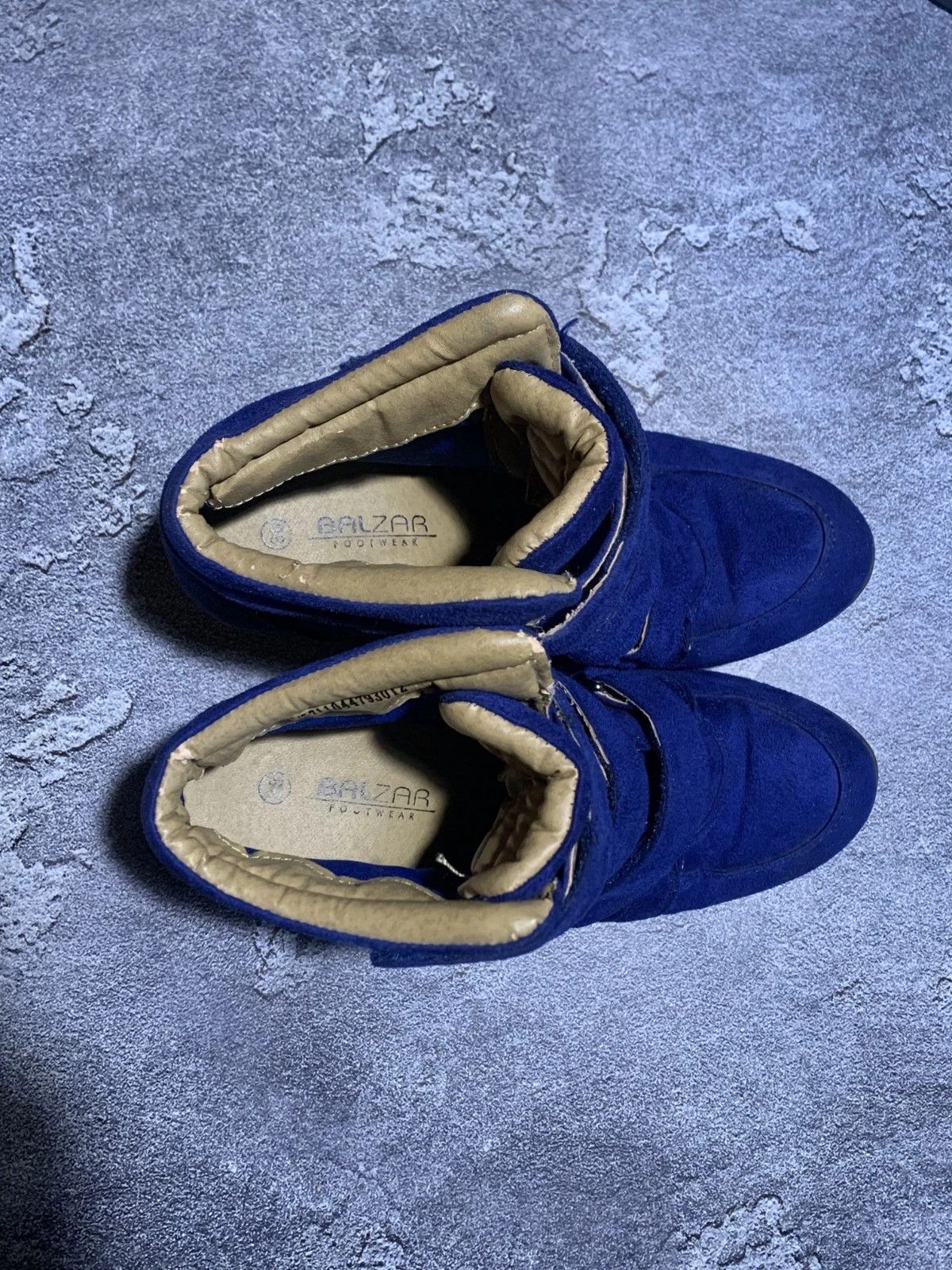 Japanese Brand Style Isabel Marant Hi-Top Blue Sneakers Shoes Suede Leather Size US 8 / IT 38 - 7 Thumbnail