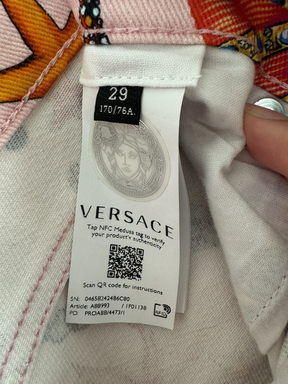 Versace Versace La Mer Denim Jeans size 29 Size US 29 - 7 Thumbnail