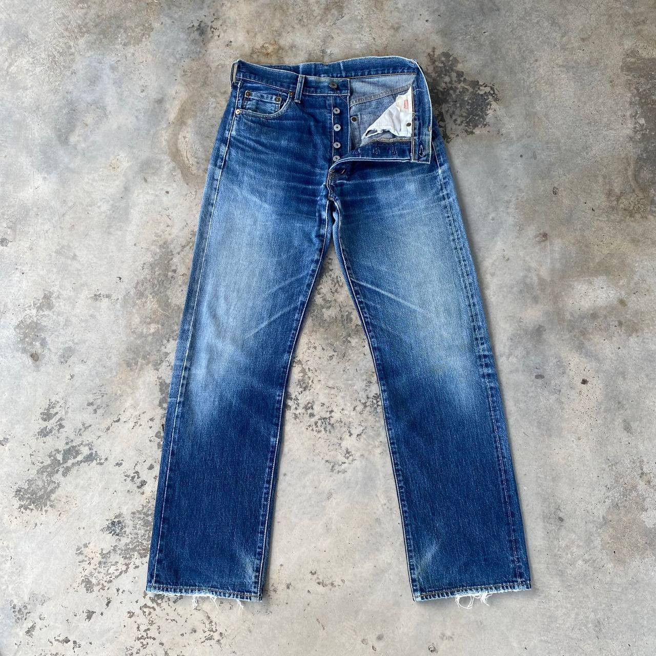 Levi's Vintage Clothing Vintage Levi’s 503BXX 90's Selvedge Denim Big E Repro 1950s Size US 29 - 9 Thumbnail