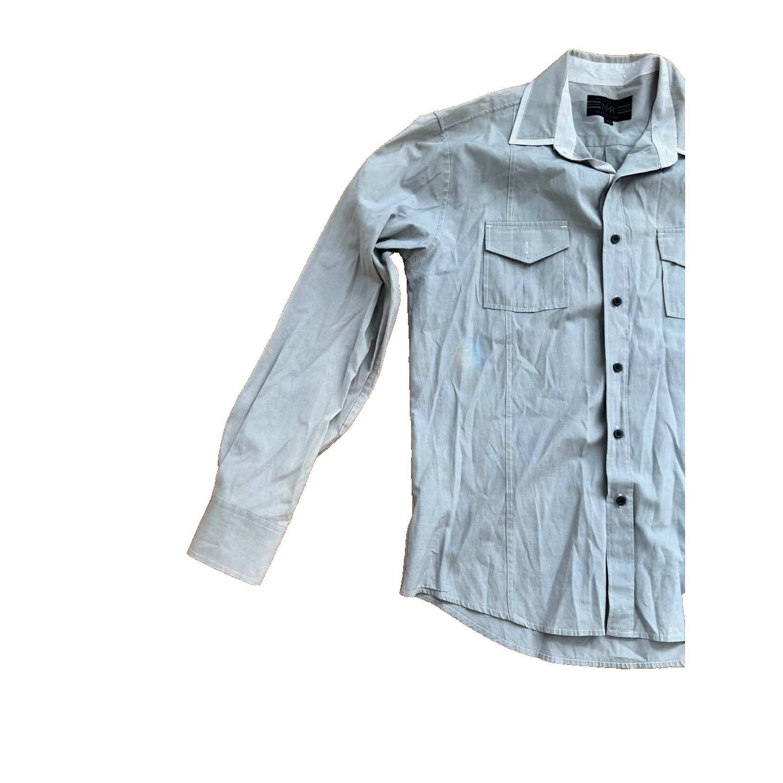 Black Label Black Label Button Down Long Sleeve Shirt White L A000826 Size US L / EU 52-54 / 3 - 8 Thumbnail