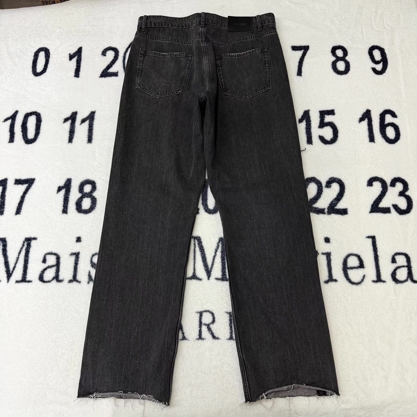Askyurself Askyurself Black Washed Double-Knee Jeans Q10 Size US 38 / EU 54 - 2 Thumbnail