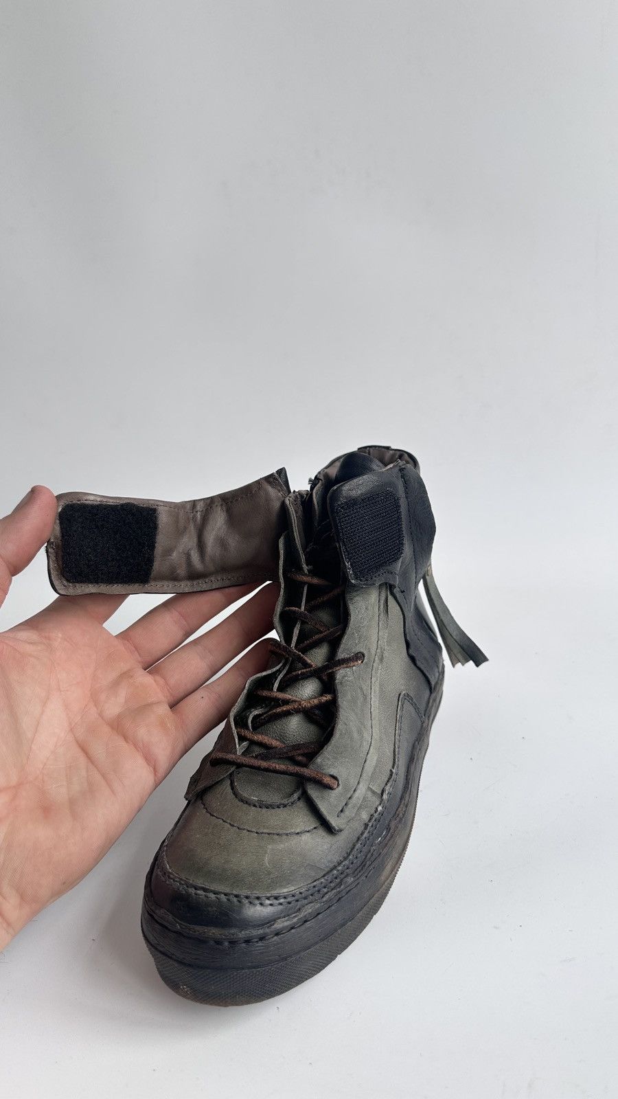 A.S.98 Airstep A.S.98 Leather High Top Sneakers Boots Avant Garde Size US 6.5 / IT 36.5 - 12 Thumbnail