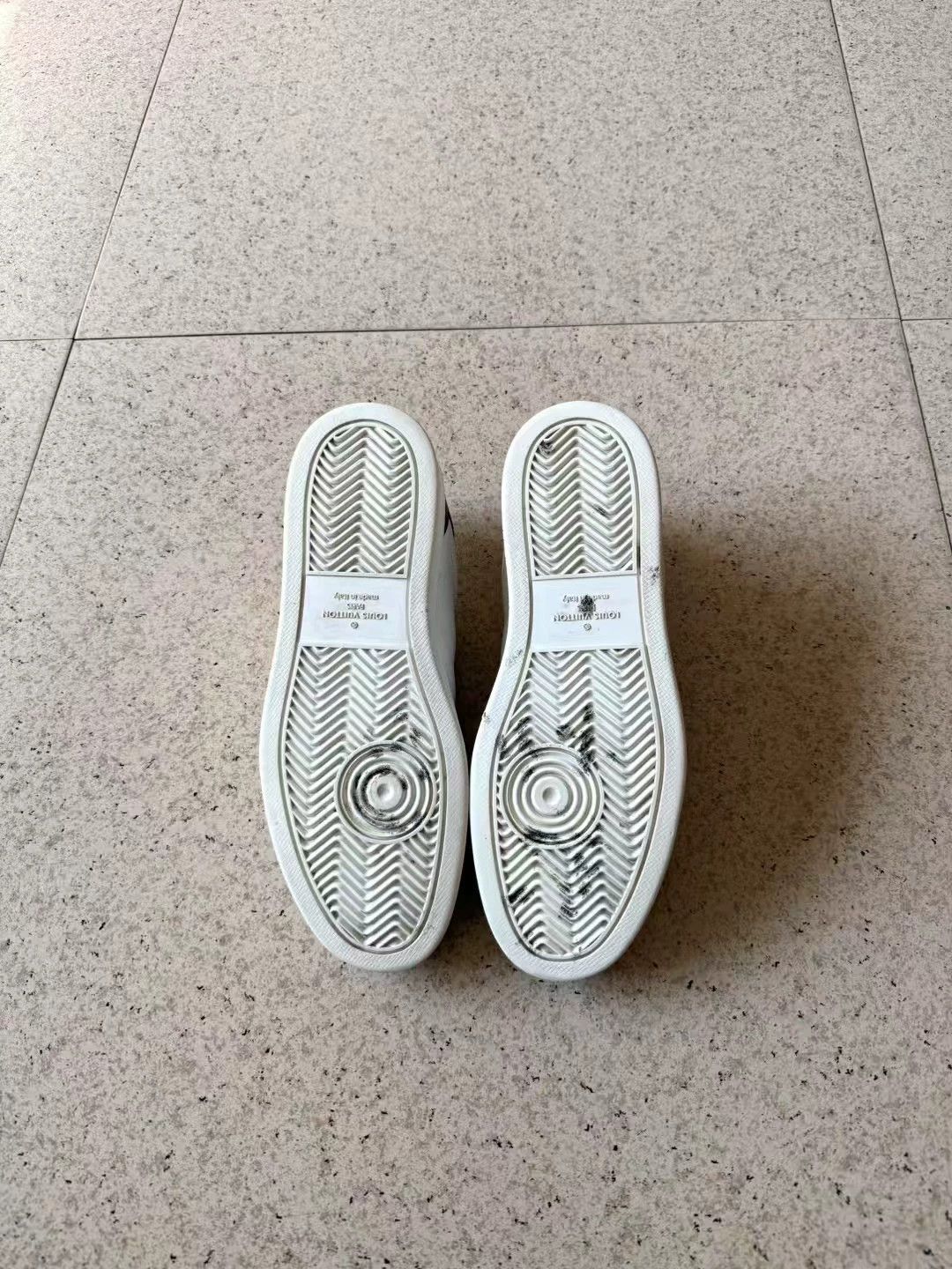 Louis Vuitton LV Rivoli White Brown Loafers Sz 6.5 Excellent Cond Size US 6.5 / EU 39-40 - 5 Thumbnail