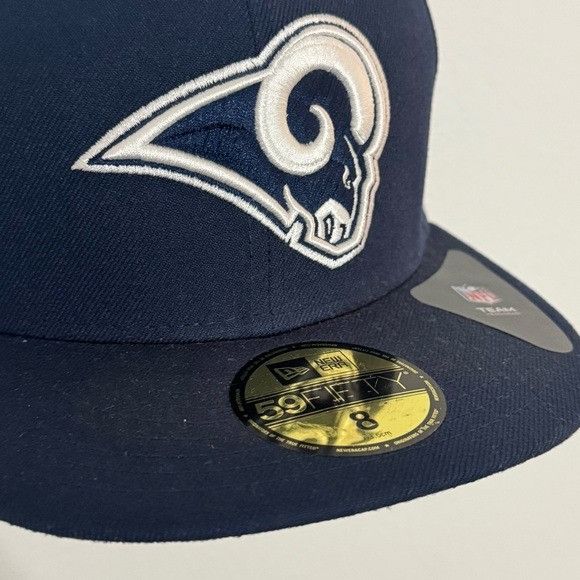 New Era NEW ERA LOS ANGELES RAMS 59FIFTY FITTED HAT SZ 8 Size ONE SIZE - 3 Thumbnail
