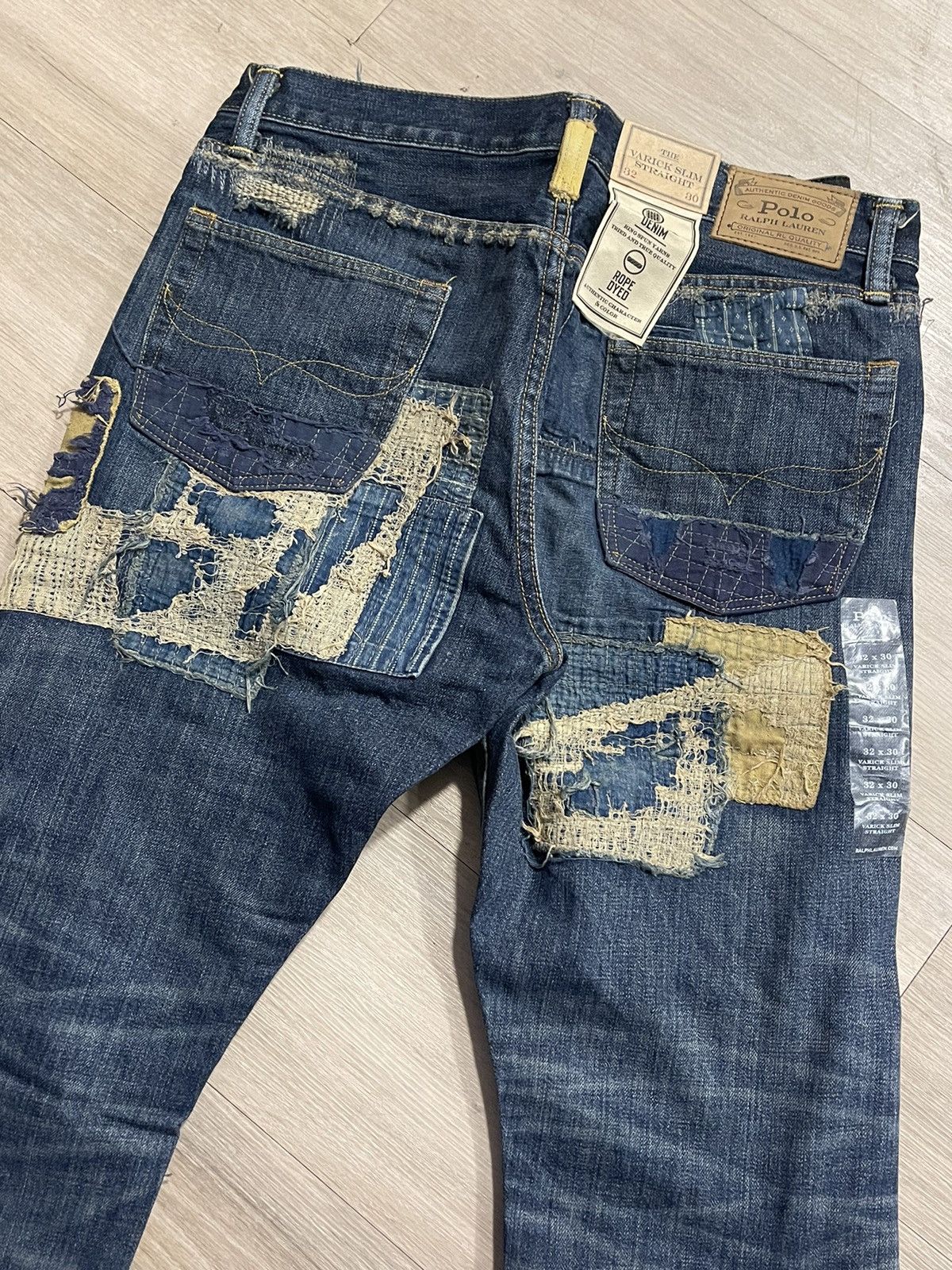 Polo Ralph Lauren Polo Ralph Lauren Varick Slim Rope dyed BORO method Size US 32 / EU 48 - 5 Thumbnail