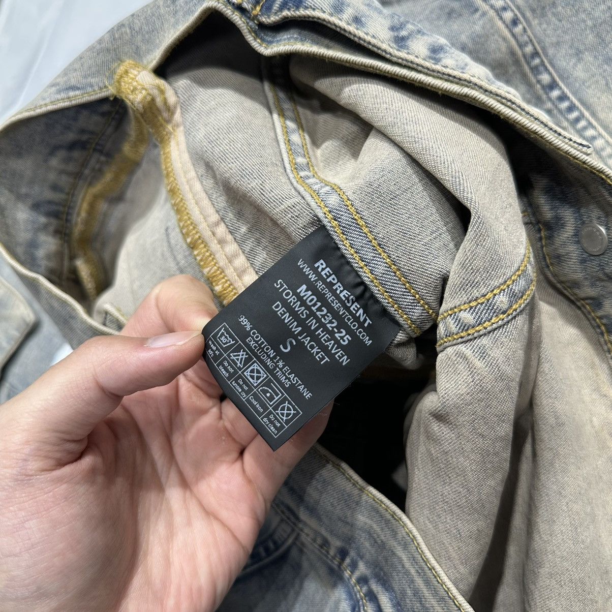 Represent Clo. Represent Storms In Heaven Denim Jacket Size US S / EU 44-46 / 1 - 7 Thumbnail