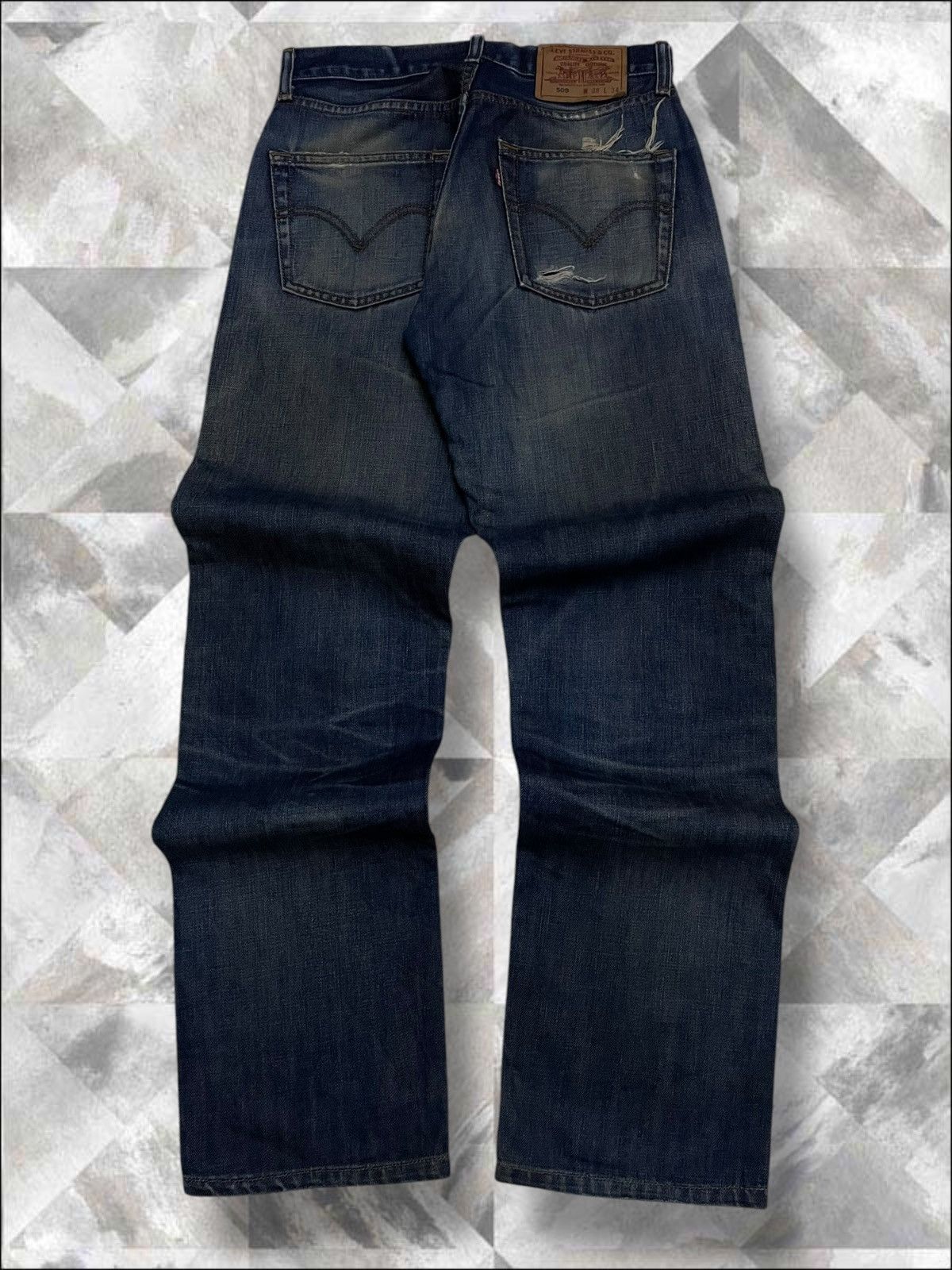 Levi's Vintage Clothing Vintage 1990s Og Designer Levis 509 Distressed Denim Size US 27 - 8 Thumbnail