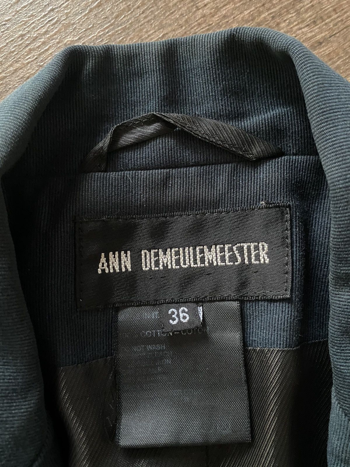 Ann Demeulemeester SS97 Ann Demeulemeester twisted sleeve blazer Size S / US 4 / IT 40 - 7 Thumbnail