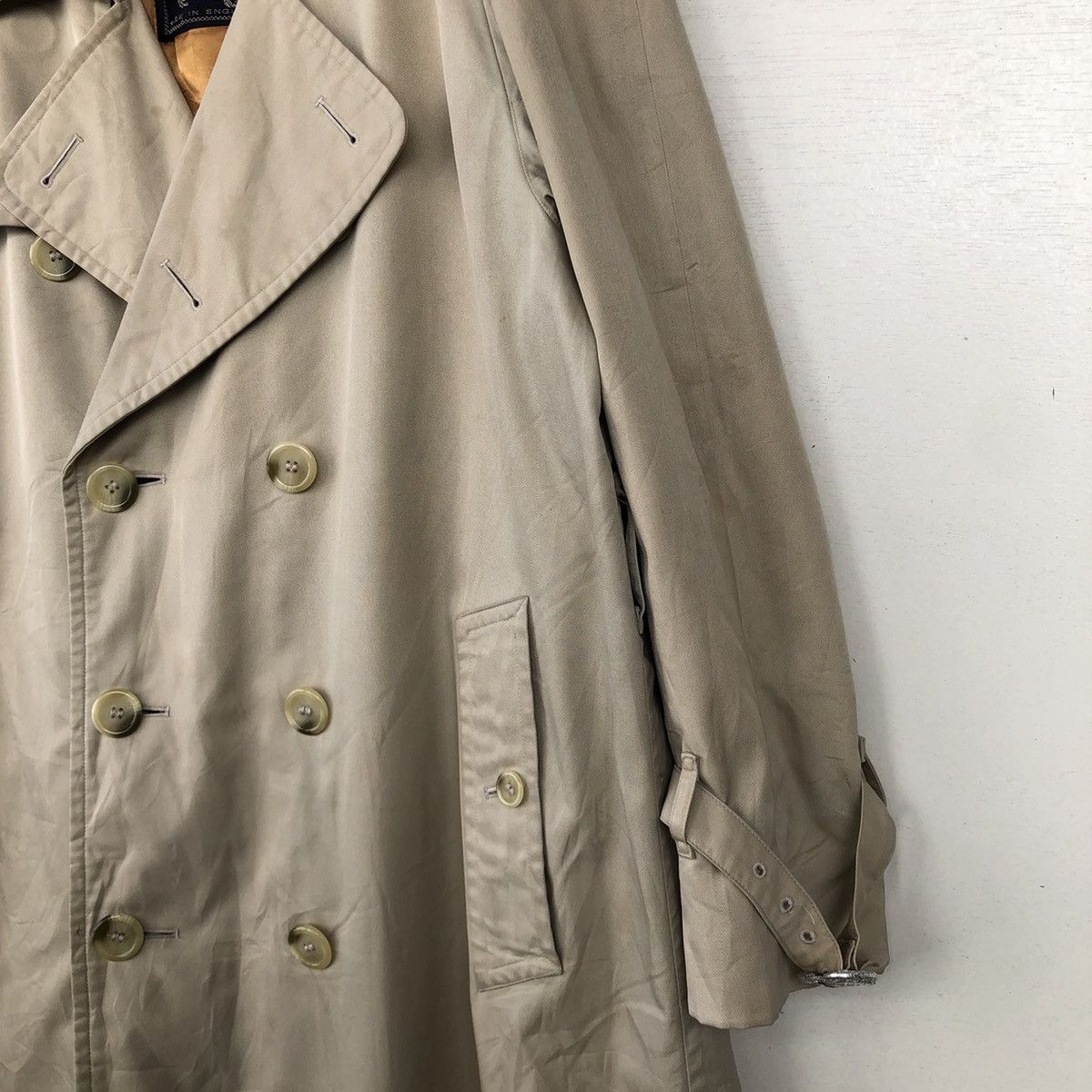 Burberry Vintage Burberrys London Kensington Nova Check Trench Coat Size US L / EU 52-54 / 3 - 8 Thumbnail