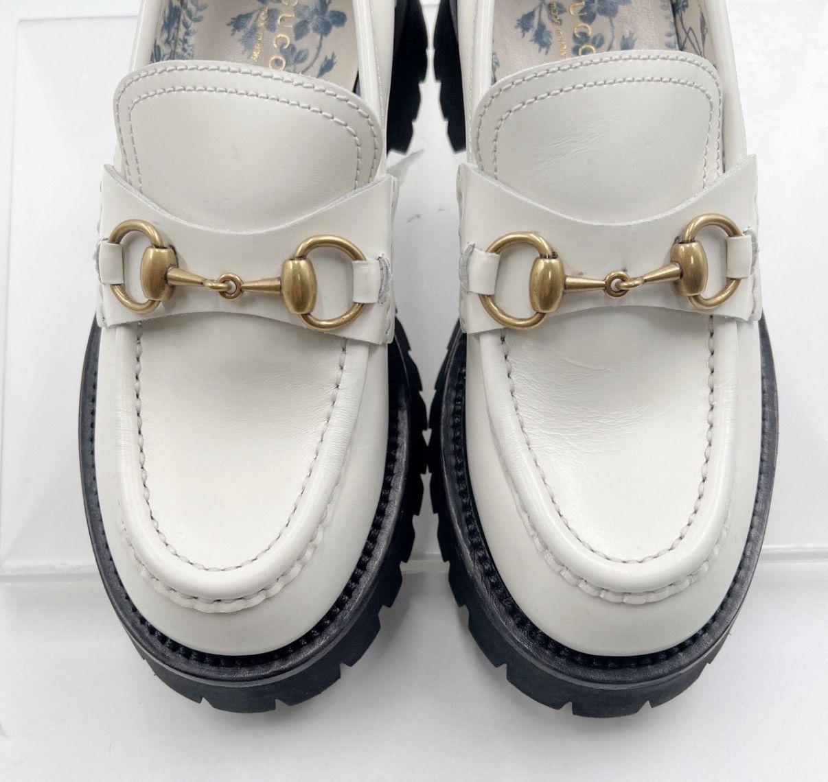 Gucci Gucci/Bee Embroidered Platform Loafers K12 Size US 6 / IT 36 - 5 Thumbnail