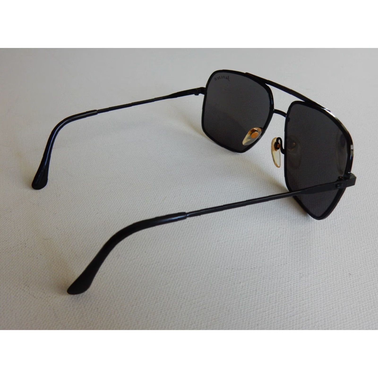 Jantzen VINTAGE Jantzen Aviator Sunglasses Men's Black 1980s Classic Retro Size ONE SIZE - 4 Thumbnail