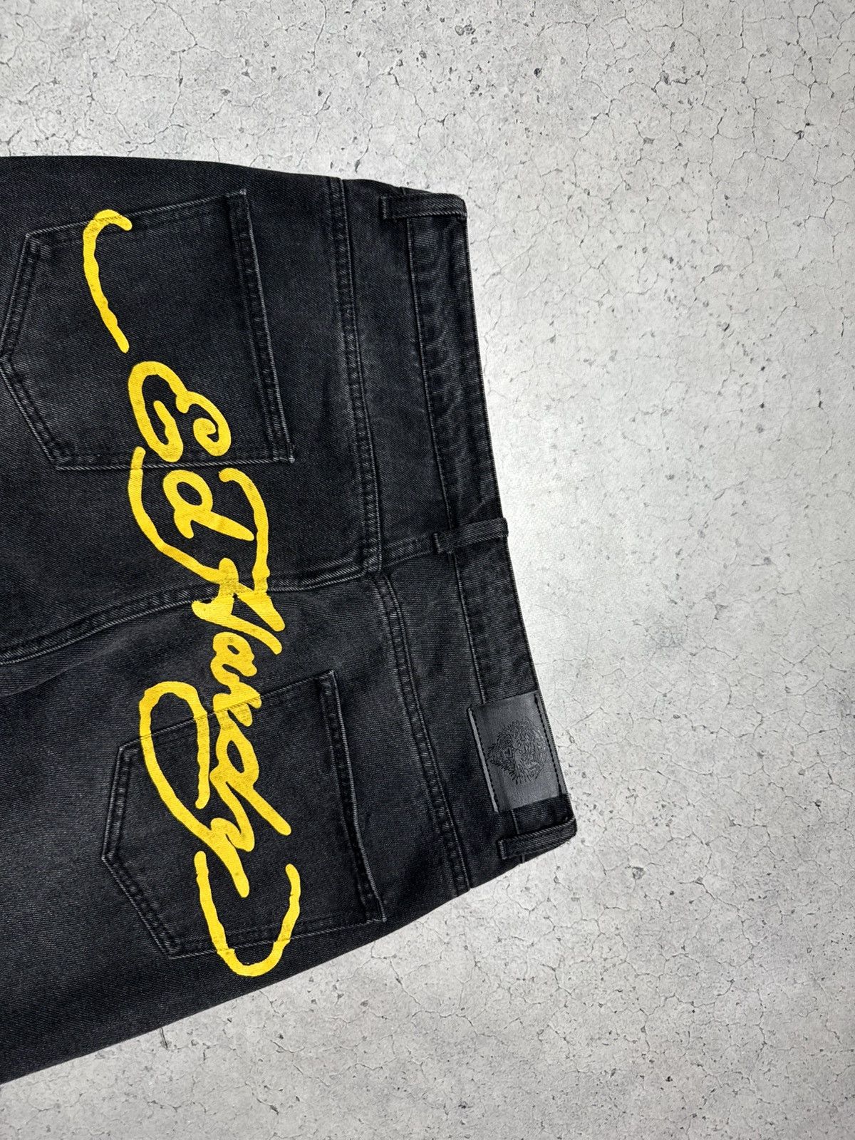 Ed Hardy Ed Hardy Baggy Denim Jeans Big Logo 32x34 Size US 32 / EU 48 - 7 Thumbnail