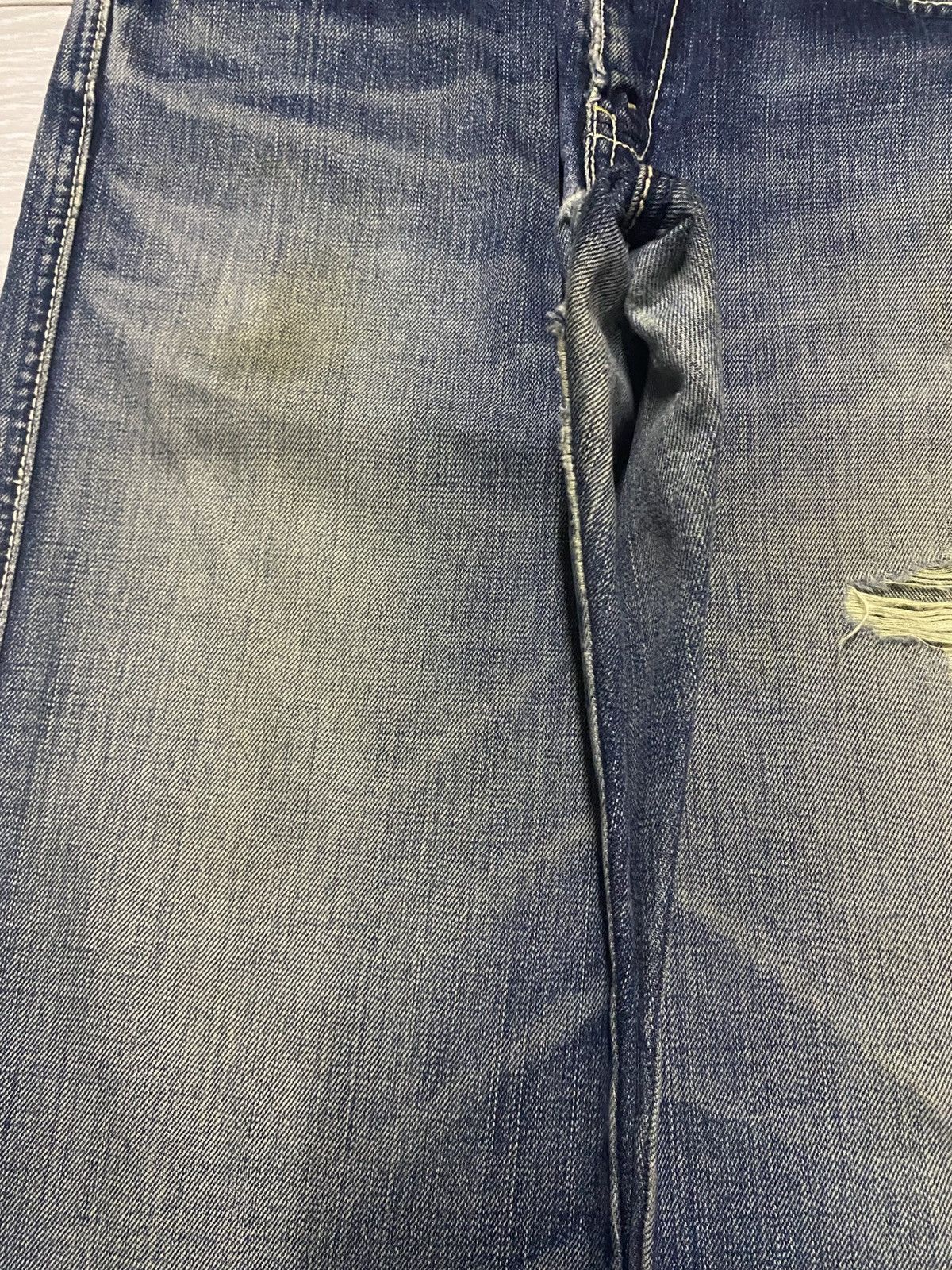 Levi's Vintage Levis 510 Mud Wash Distressed Distressed Baggy Jeans Size US 30 / EU 46 - 7 Thumbnail