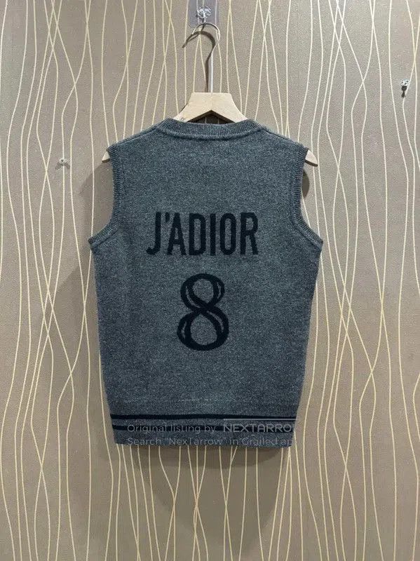 Dior Dior Women's Dark Gray Cashmere T. Size S / US 4 / IT 40 - 2 Thumbnail