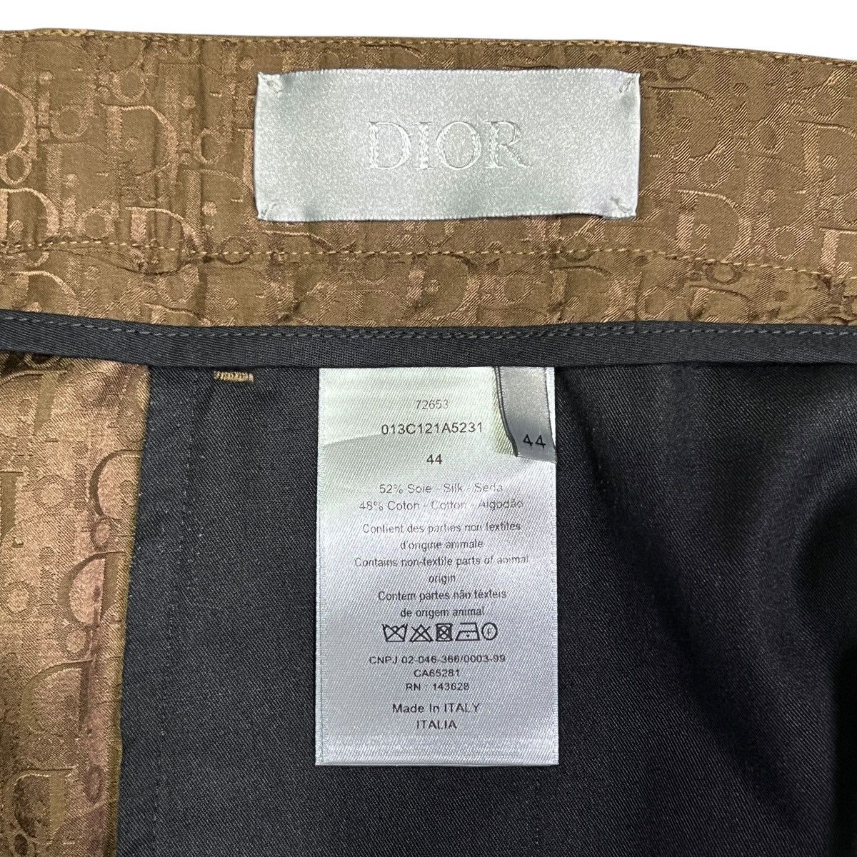Dior DIOR MEN 2020SS by Kim Jones Oblique Bermuda Shorts Size US 44 / EU 60 - 5 Thumbnail