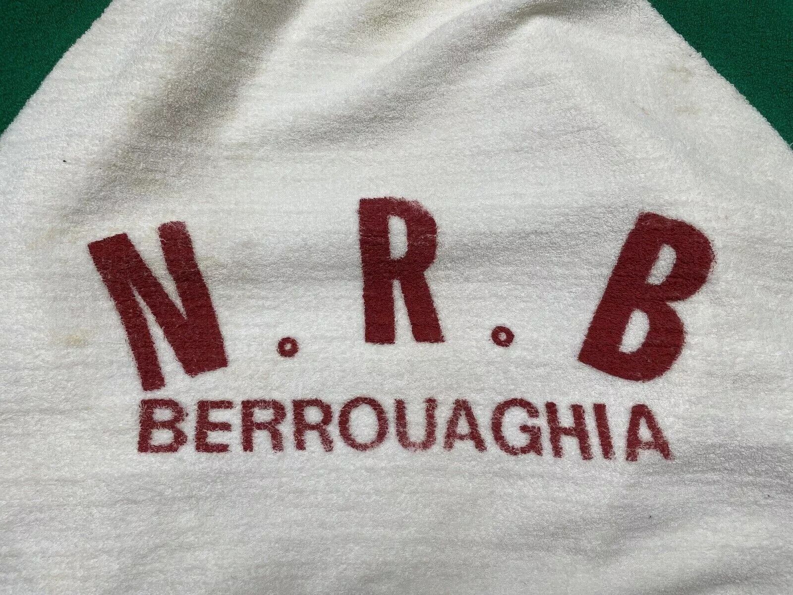 Vintage VINTAGE N.R.B BERROUAGHIA ES 1980s ALGERIA JACKET SOCCER Size US M / EU 48-50 / 2 - 11 Thumbnail