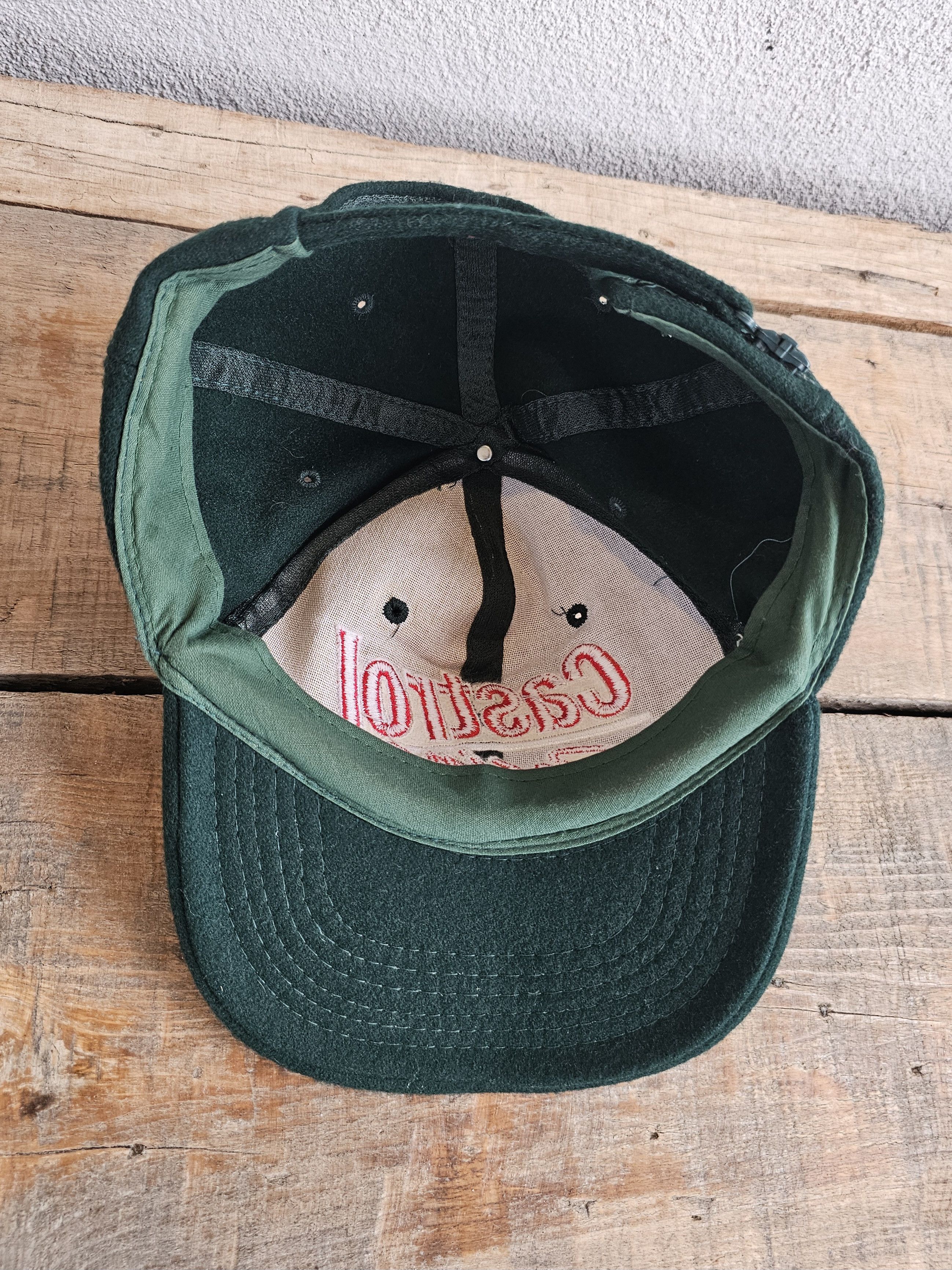 Vintage Castrol Racing Big Logo Wool Hat Size ONE SIZE - 6 Thumbnail