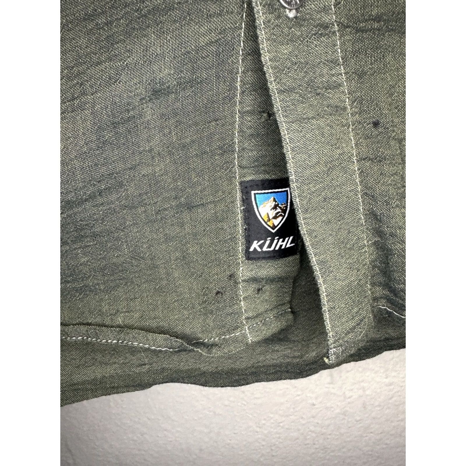 Vintage Kuhl Stealth Shirt Mens M Button-Up Short Sleeve Olive Cotton Size US M / EU 48-50 / 2 - 4 Thumbnail