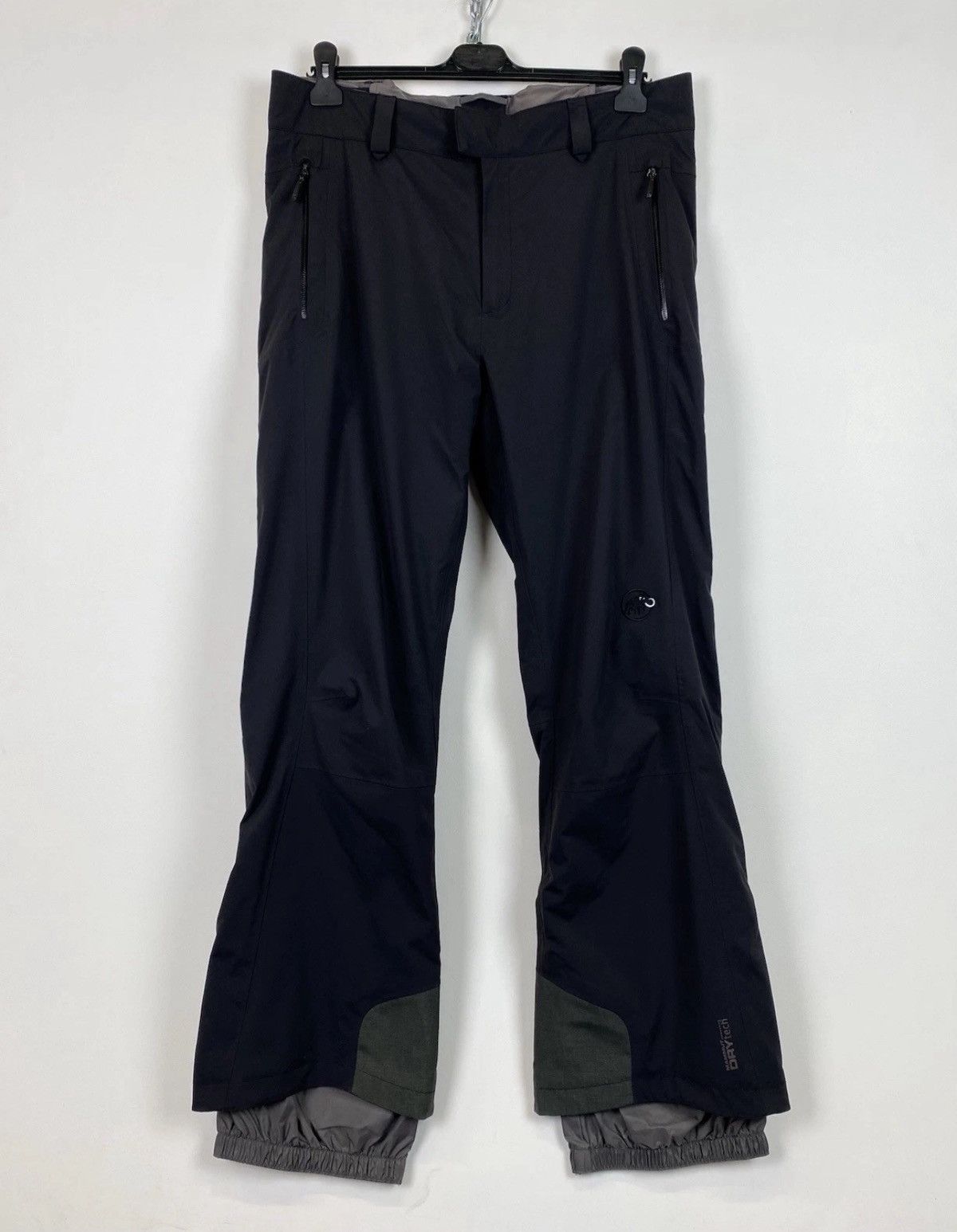 Mammut Mammut Dry Tech Ski Pants Black Winter Fleece Snowboard Zip Size US 36 / EU 52 - 1 Thumbnail