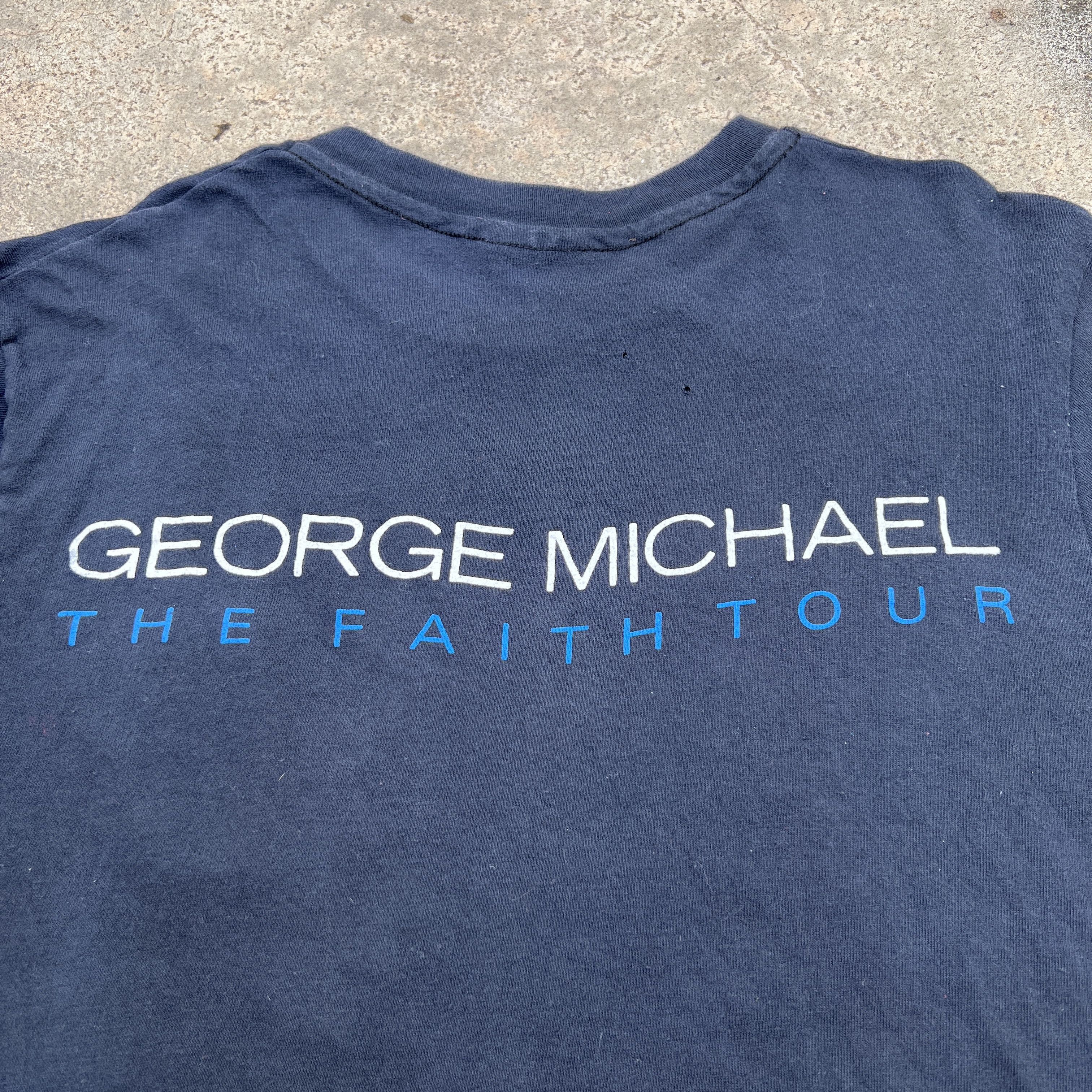 Band Tees × Vintage Vintage 80s George Michael Tour Tee Adam Walsh violent crime Size US L / EU 52-54 / 3 - 1 Thumbnail