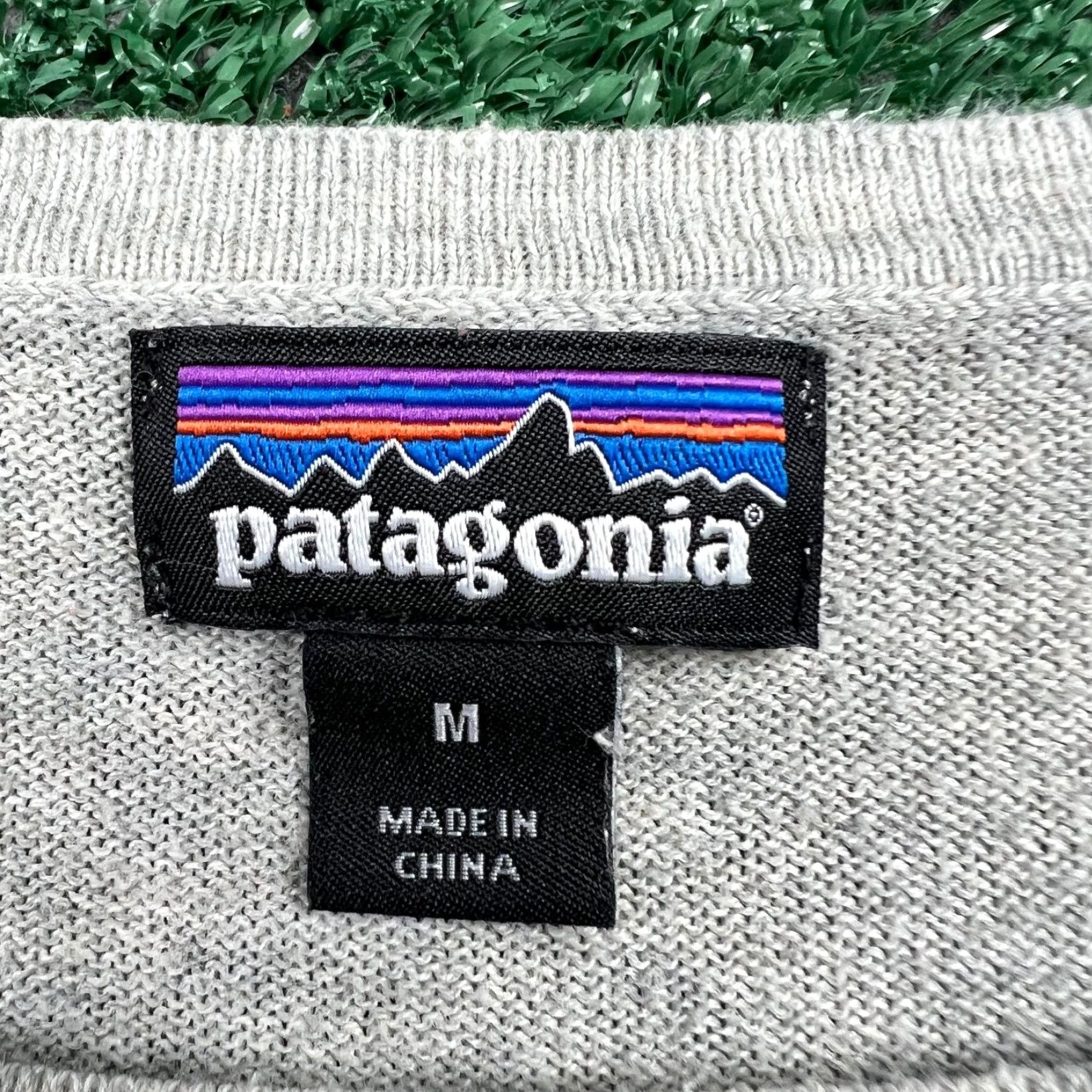 Patagonia Patagonia Sweater Women's Gray M Organic Cotton Blend Crew Neck Pullover Relaxed Fit Casual Knit Size M / US 6-8 / IT 42-44 - 2 Thumbnail
