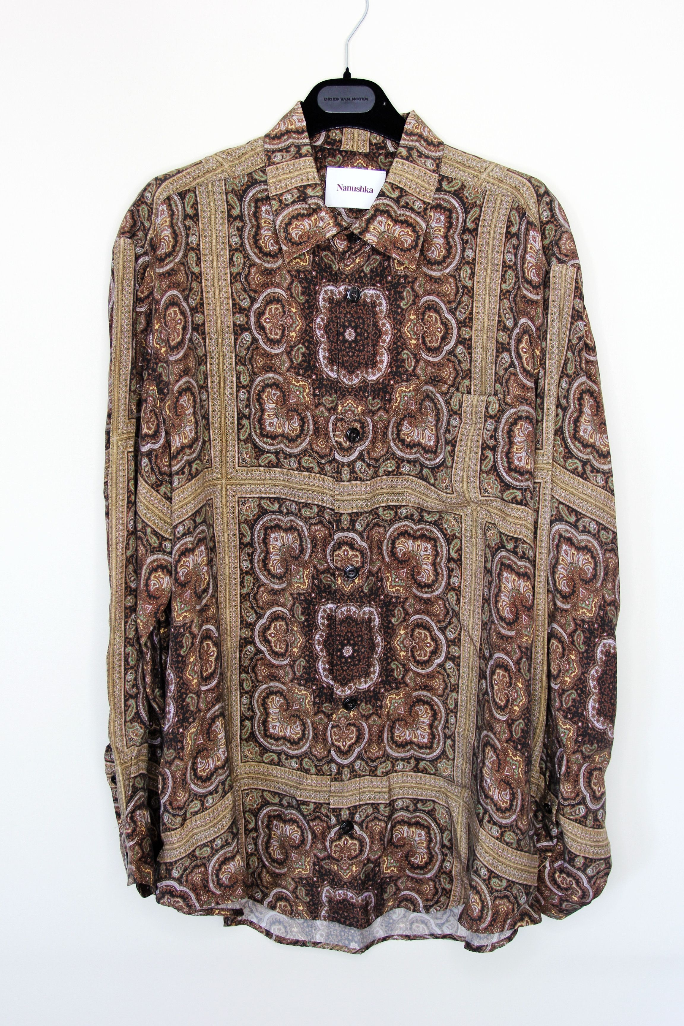 Nanushka BNWT AW23 NANUSHKA SEBAS PAISLEY SHIRT M Size US M / EU 48-50 / 2 - 2 Thumbnail