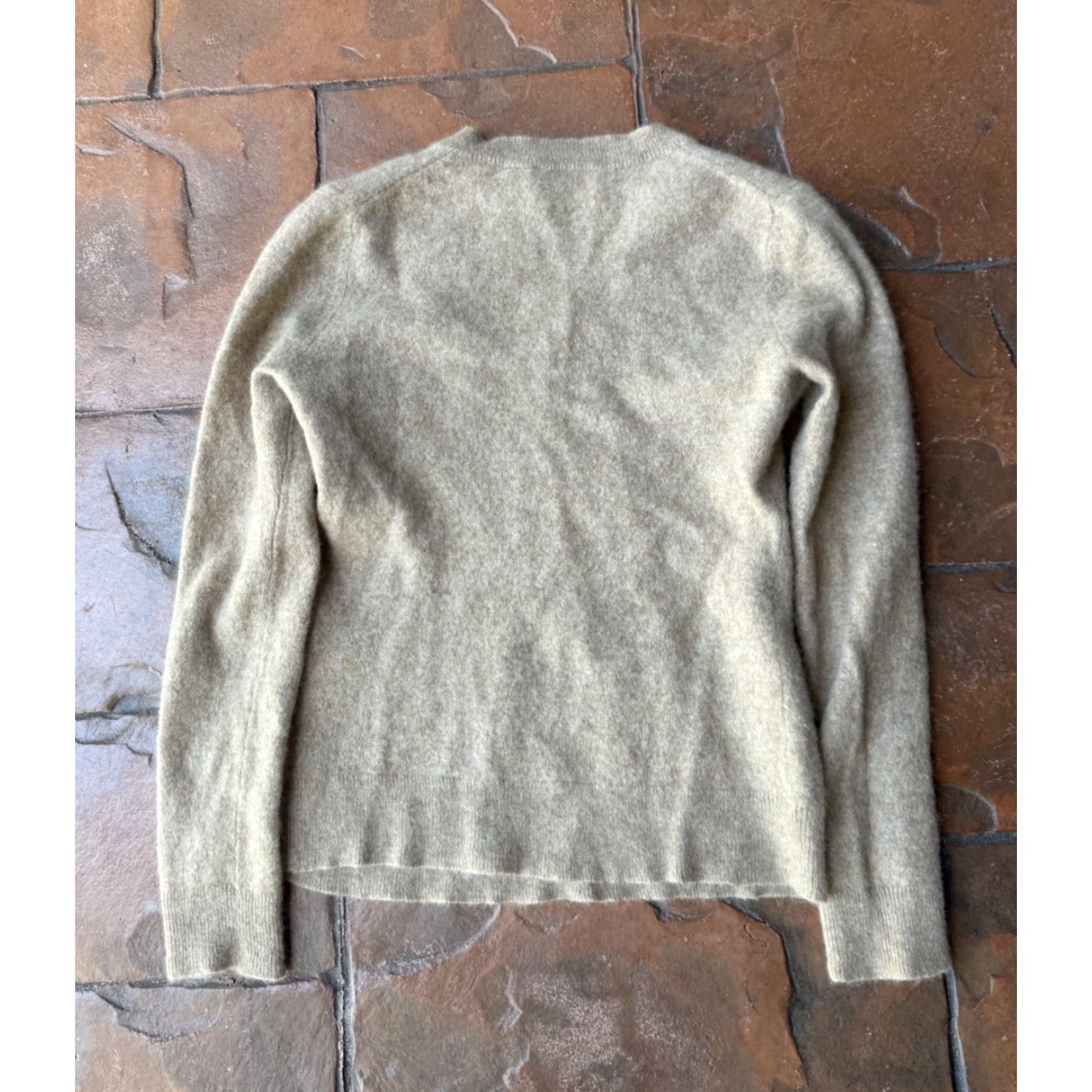 Charter Club Charter Club Luxury 100% Cashmere V-Neck Sweater Women's PM Pullover Long Sleeve Brown Size M / US 6-8 / IT 42-44 - 3 Thumbnail